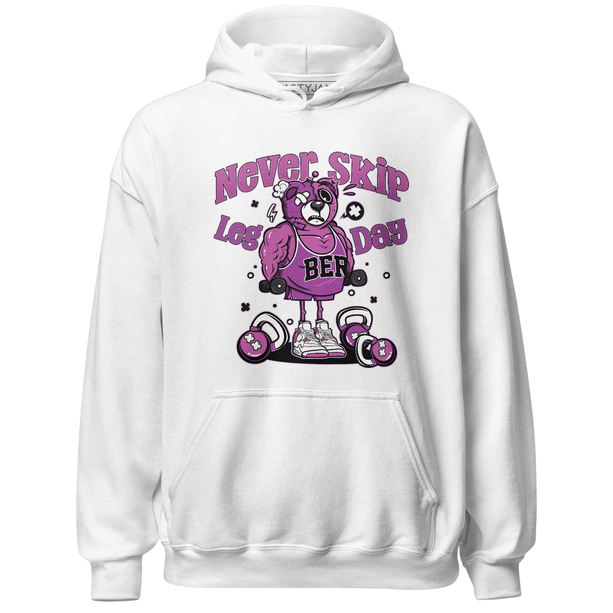 GS Hyper Violet 4s Hoodie Match Leg Day BER - NastyJamz