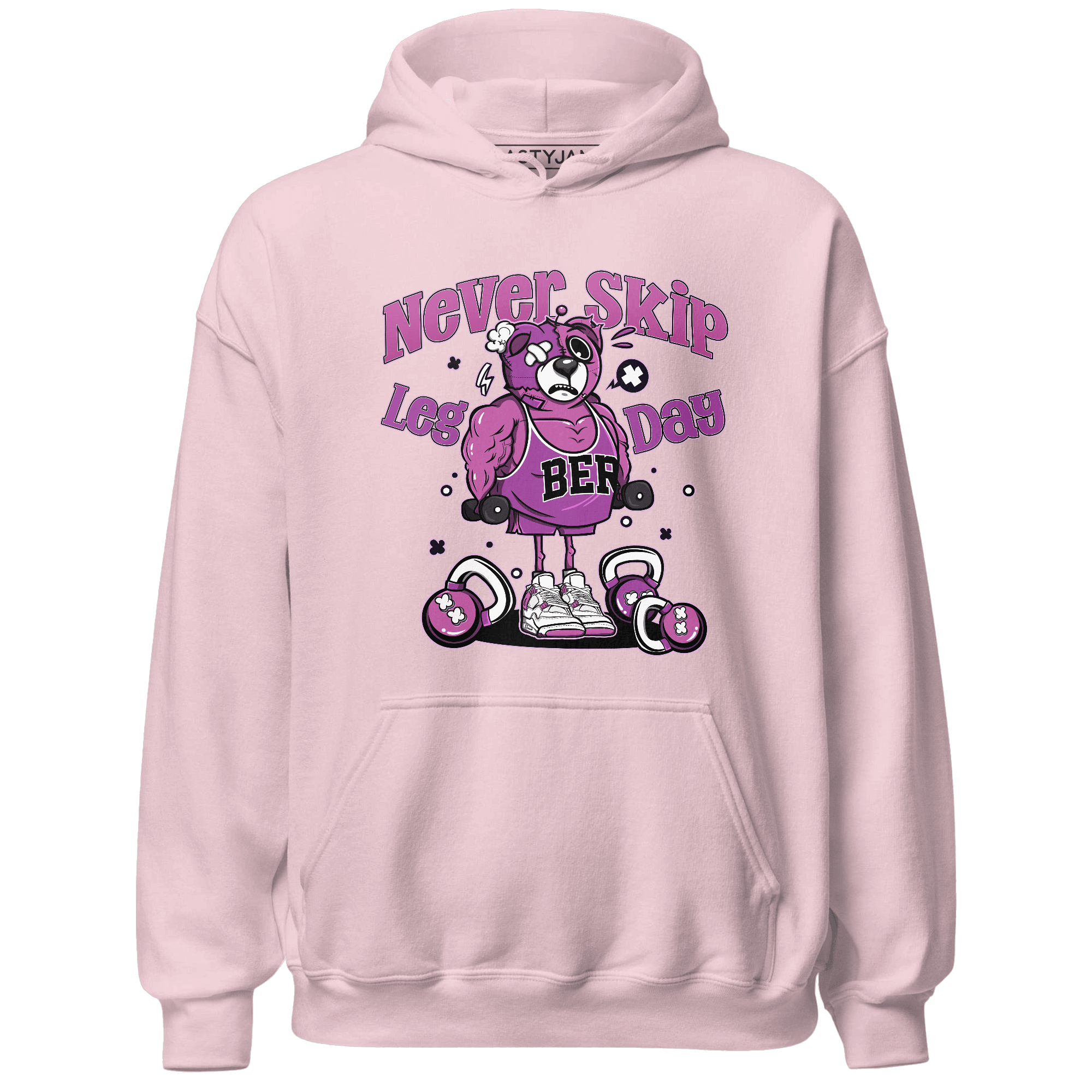 GS Hyper Violet 4s Hoodie Match Leg Day BER - NastyJamz
