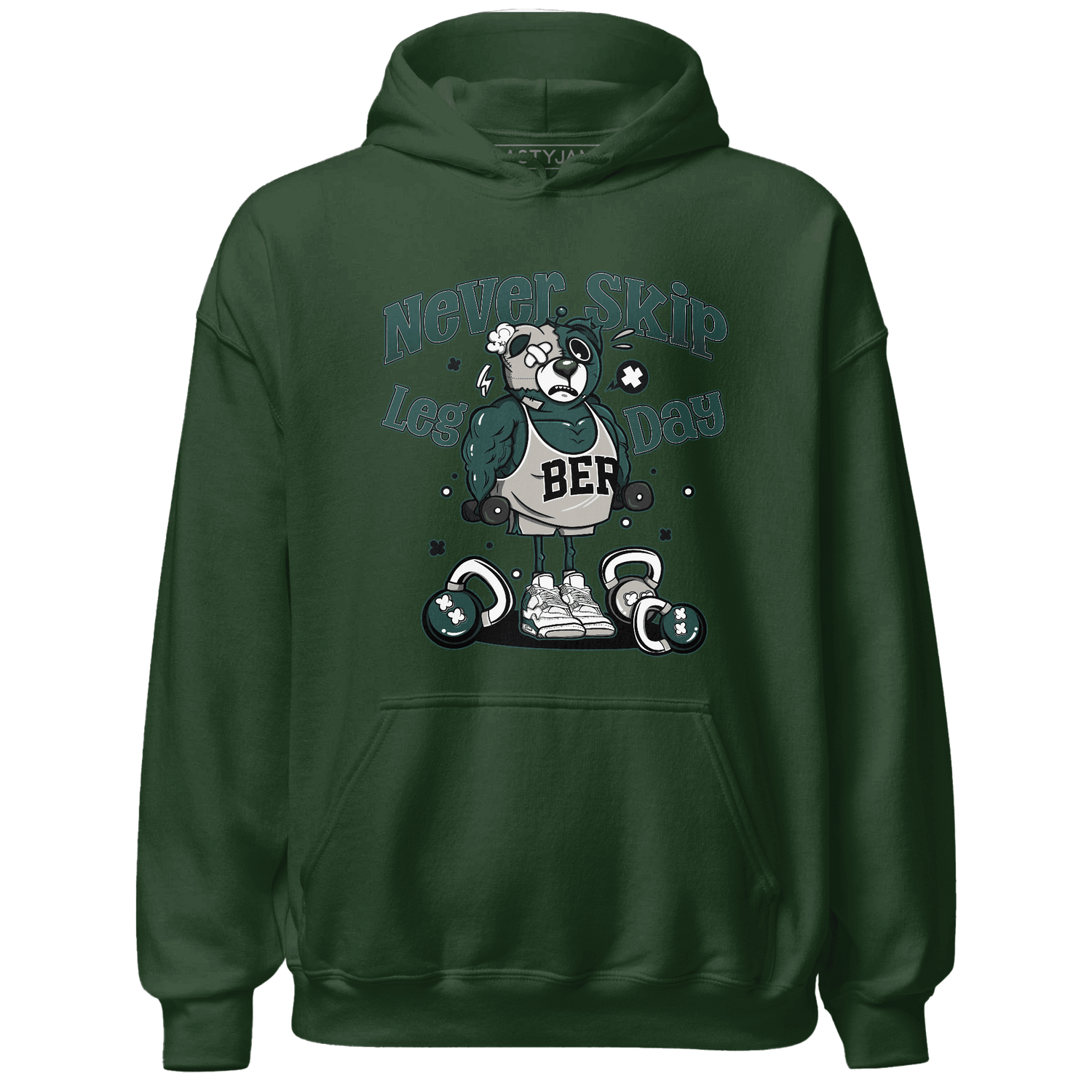 Oxidized Green 4s Hoodie Match Leg Day BER - NastyJamz