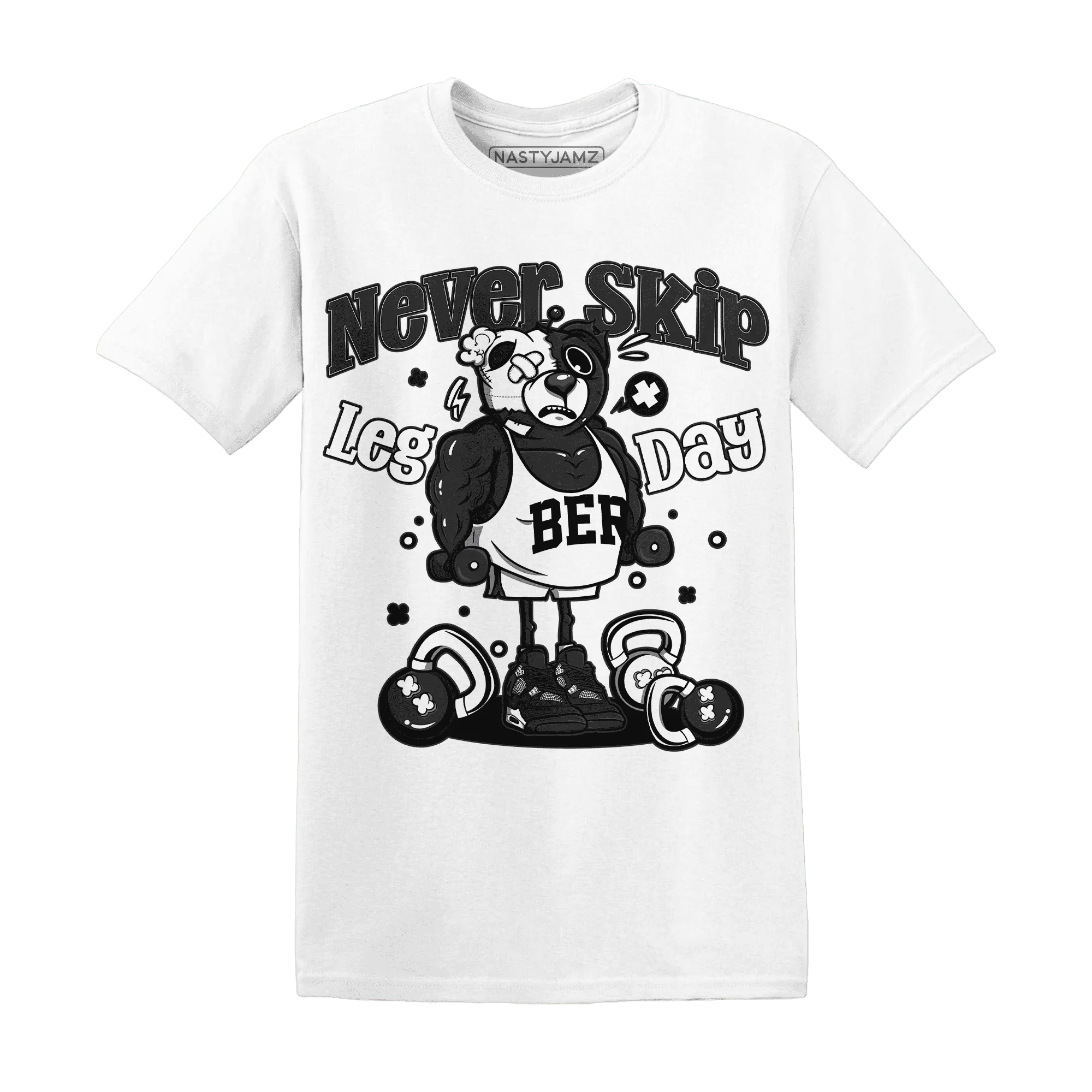 White-Thunder-4s-T-Shirt-Match-Leg-Day-BER