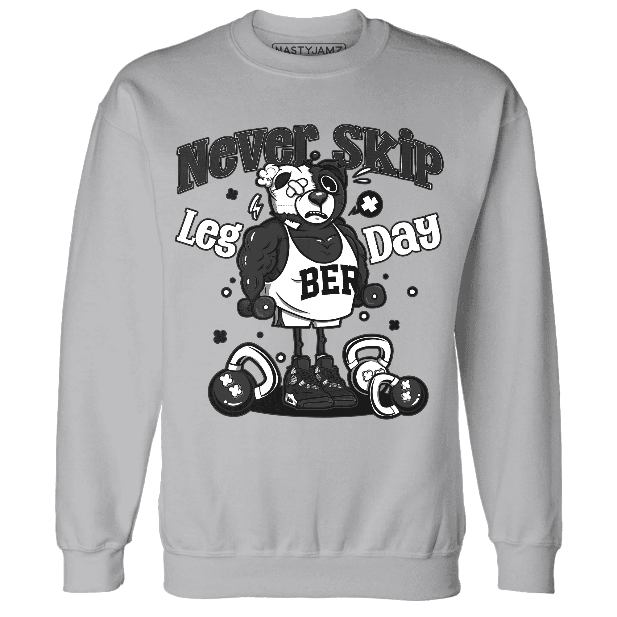 White-Thunder-4s-Sweatshirt-Match-Leg-Day-BER