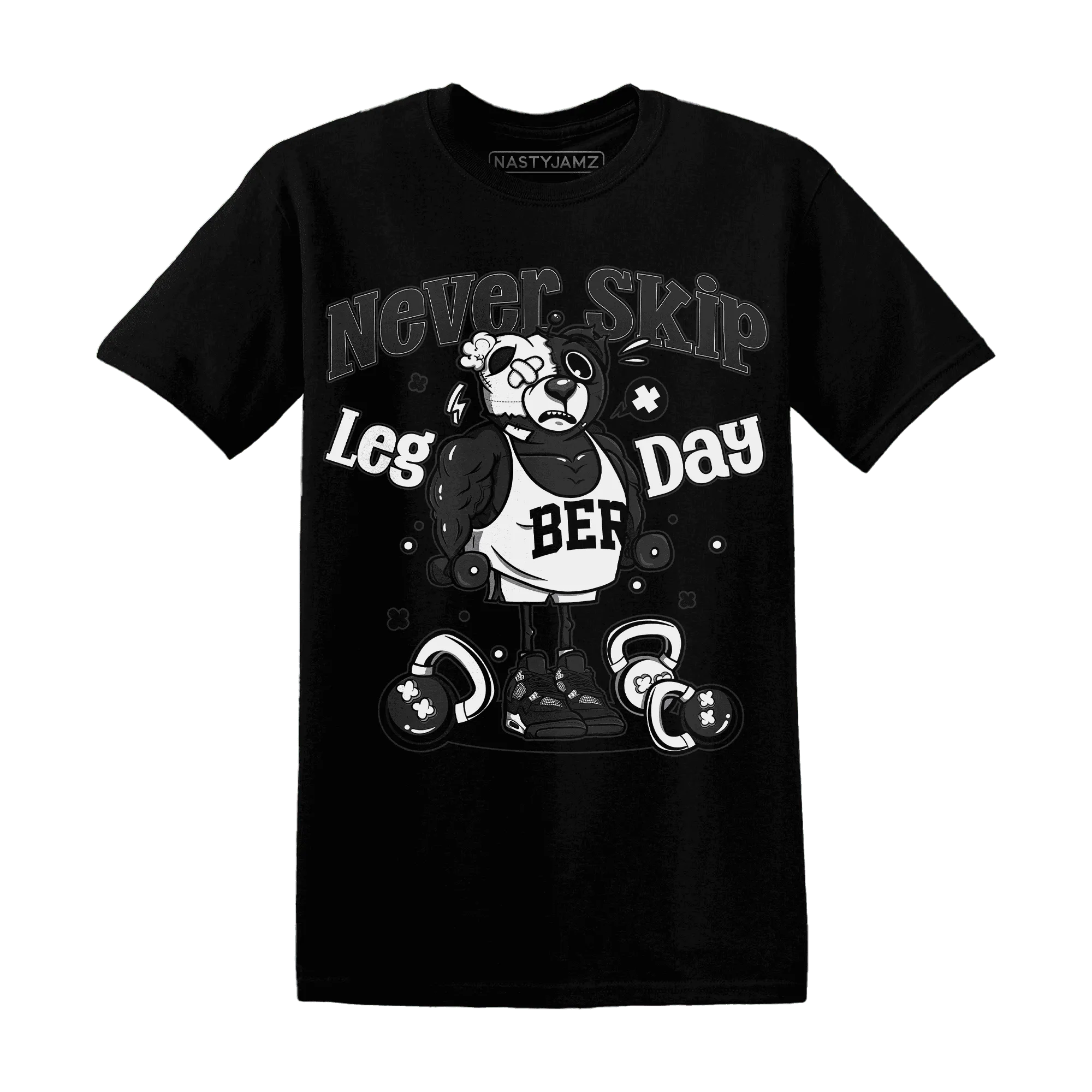 White-Thunder-4s-T-Shirt-Match-Leg-Day-BER