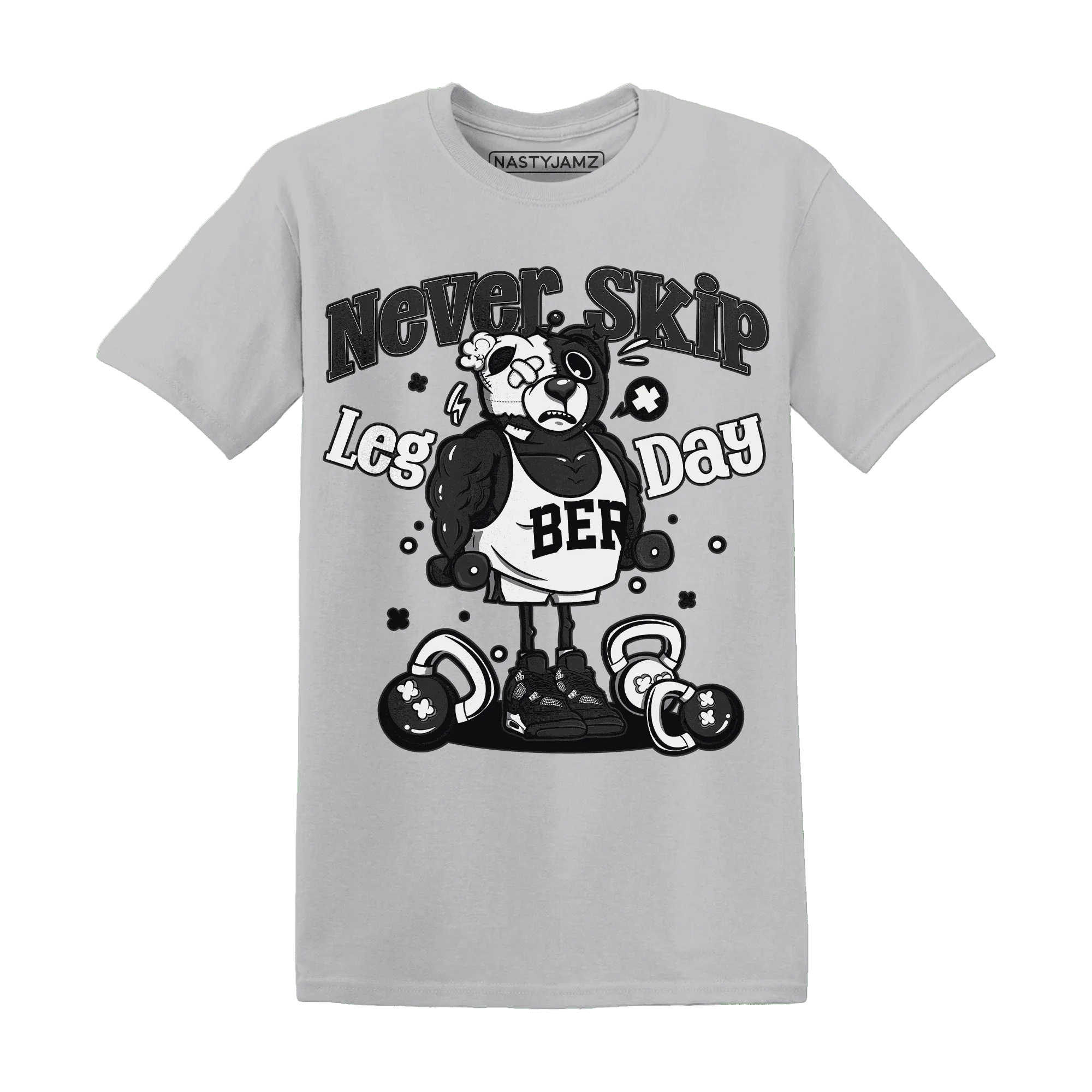 White-Thunder-4s-T-Shirt-Match-Leg-Day-BER