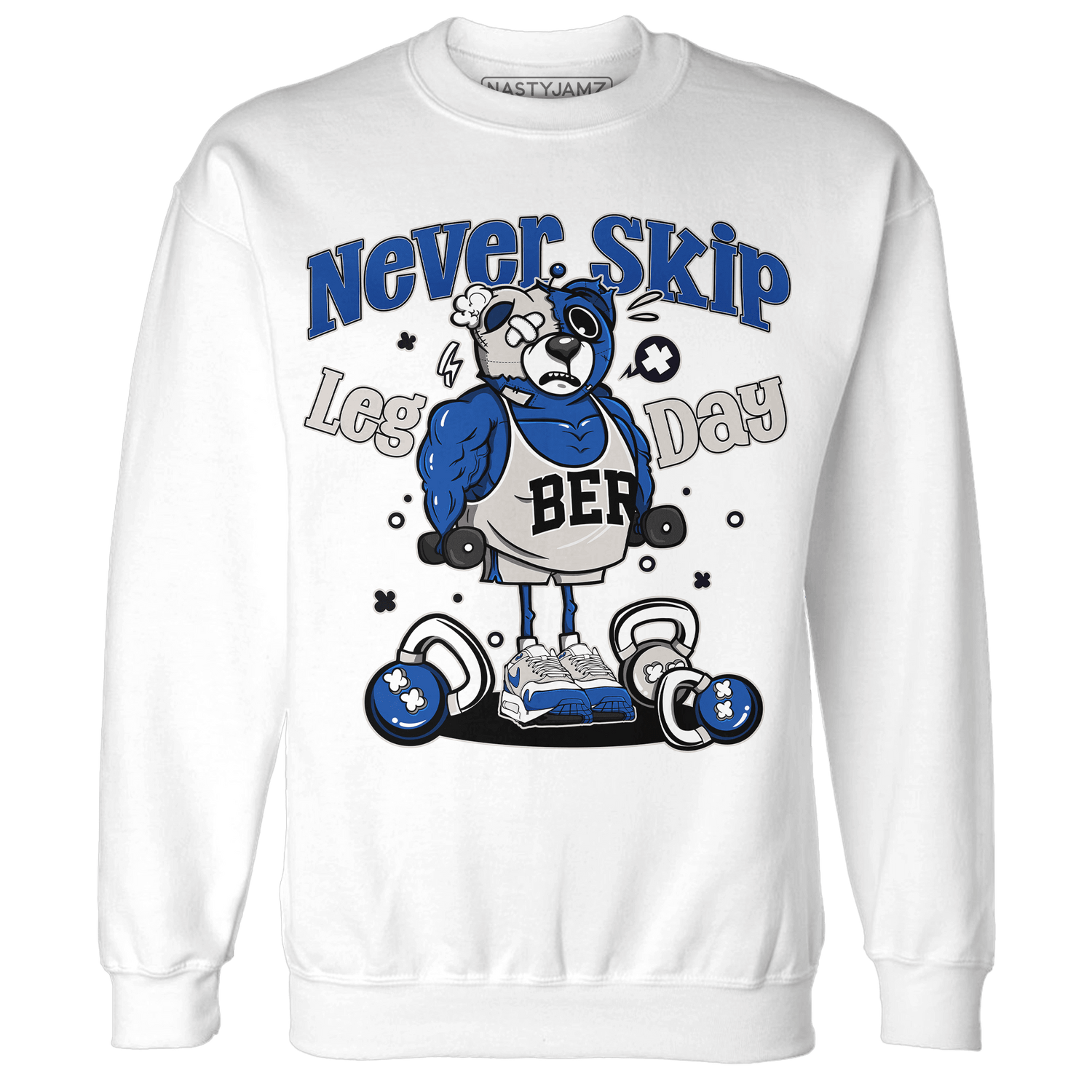 Air Max 1 86 Royal Sweatshirt Match Leg Day BER - NastyJamz