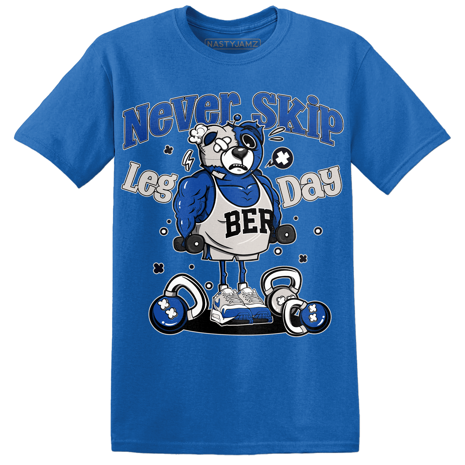 Air Max 1 86 Royal T Shirt Match Leg Day BER - NastyJamz