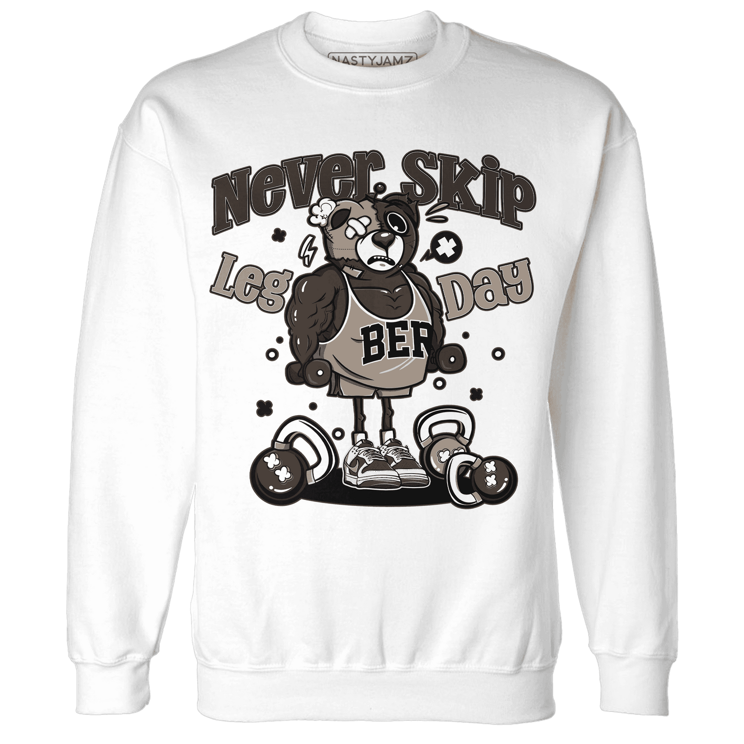 Dunk Low Baroque Brown Sweatshirt Match Leg Day BER - NastyJamz