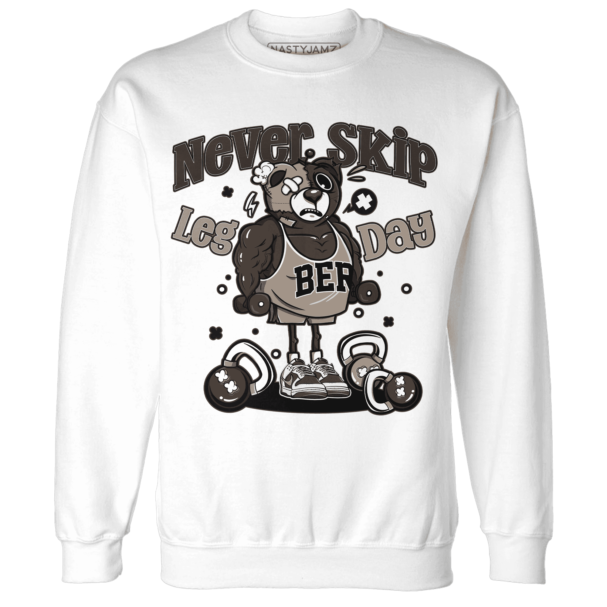 Dunk Low Baroque Brown Sweatshirt Match Leg Day BER - NastyJamz