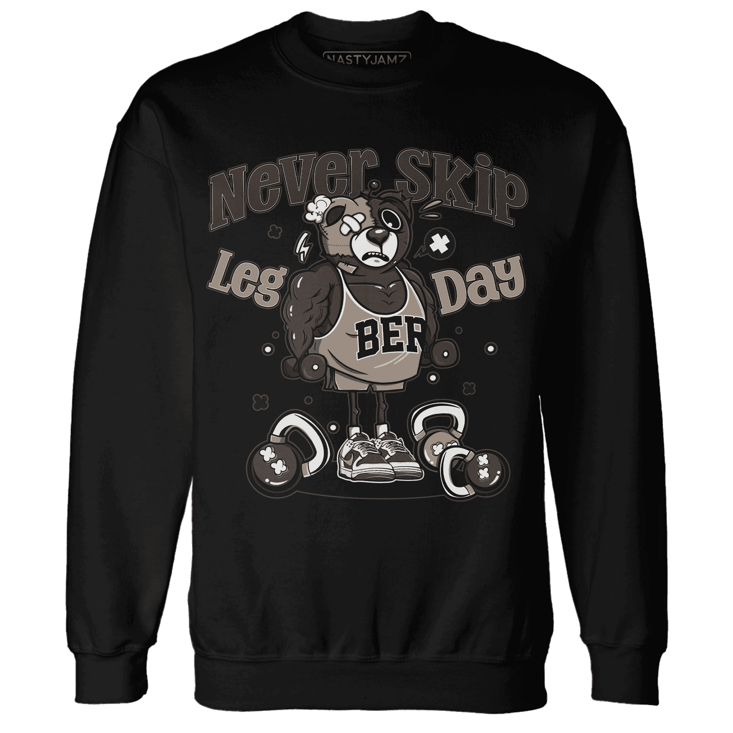 Dunk Low Baroque Brown Sweatshirt Match Leg Day BER - NastyJamz