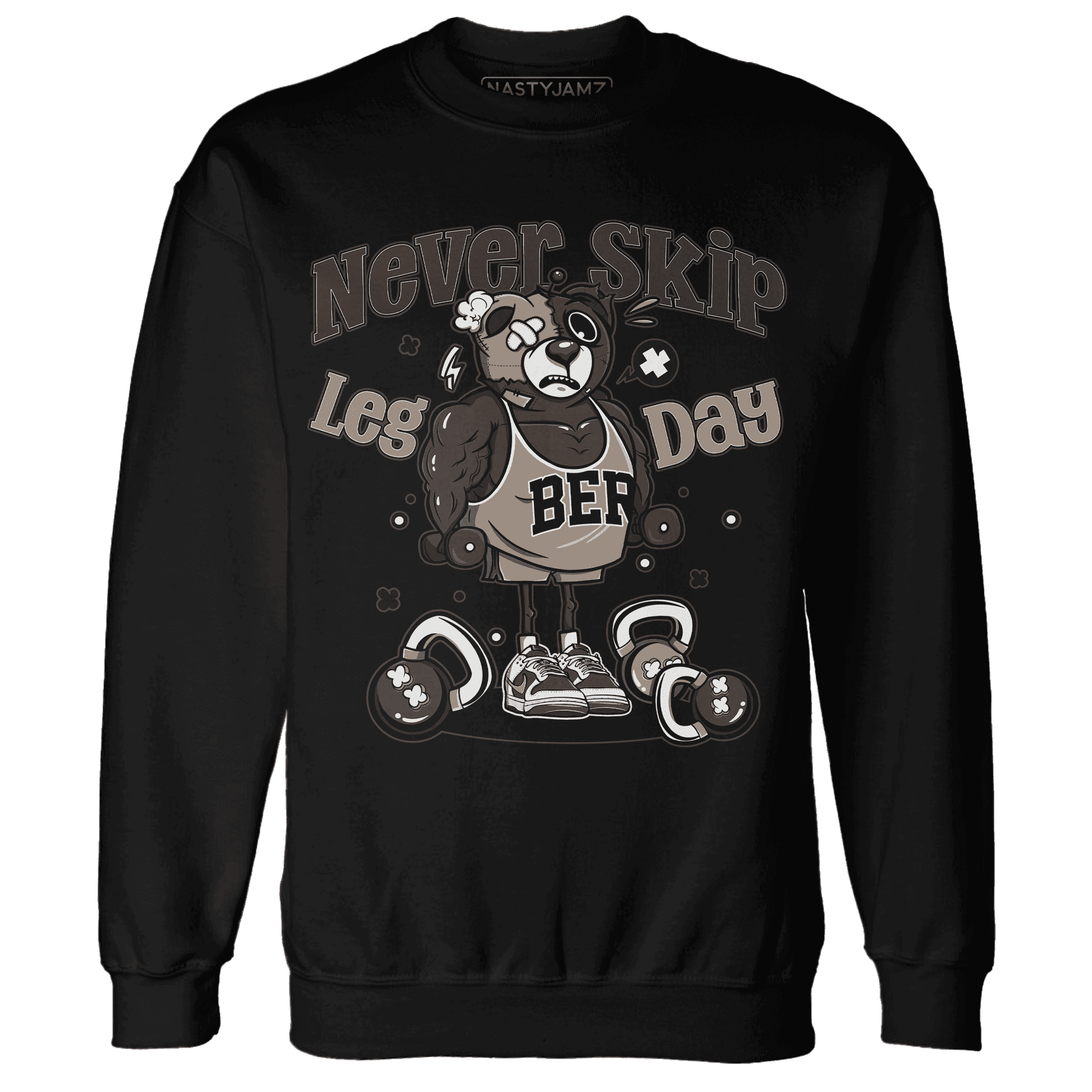 Dunk Low Baroque Brown Sweatshirt Match Leg Day BER - NastyJamz