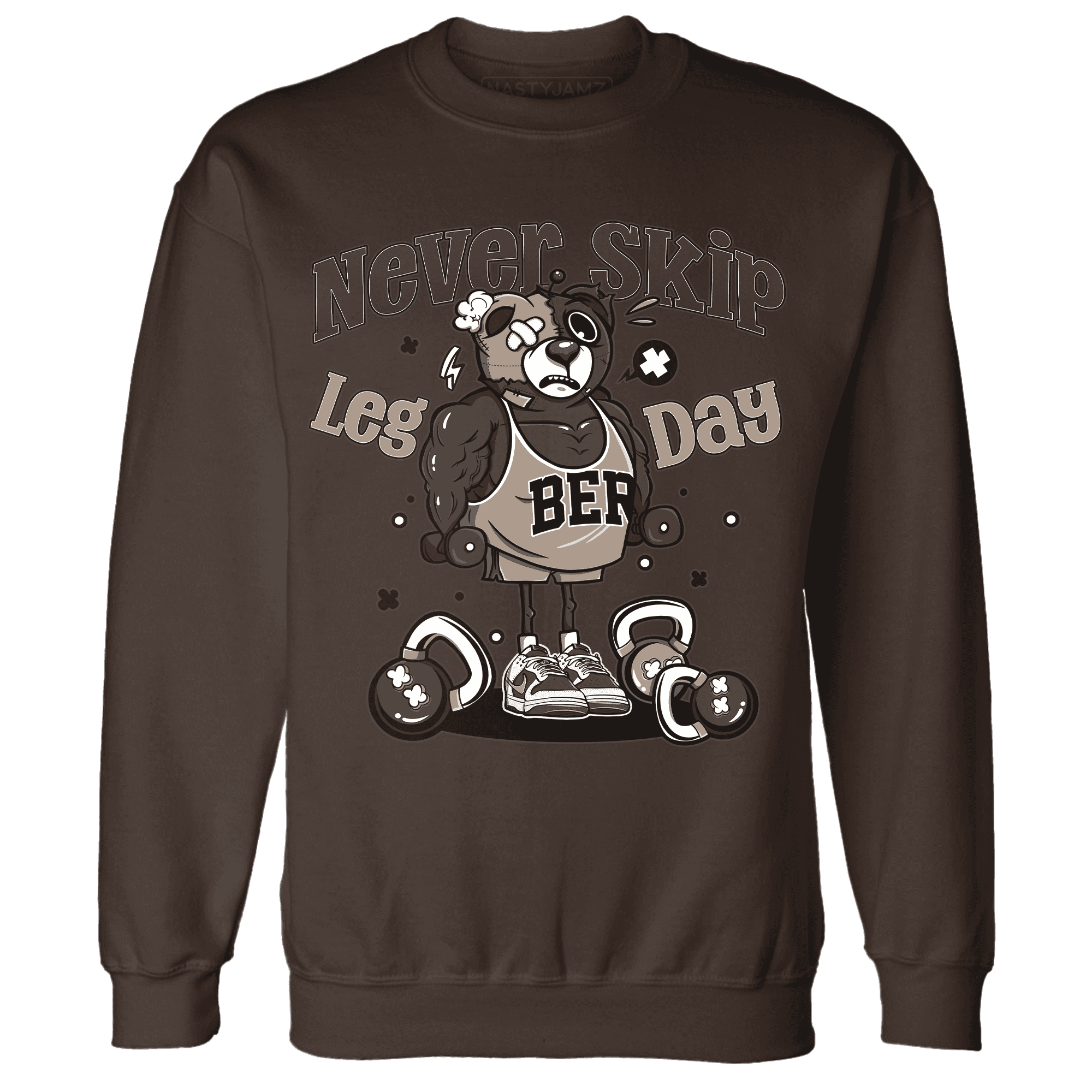 Dunk Low Baroque Brown Sweatshirt Match Leg Day BER - NastyJamz