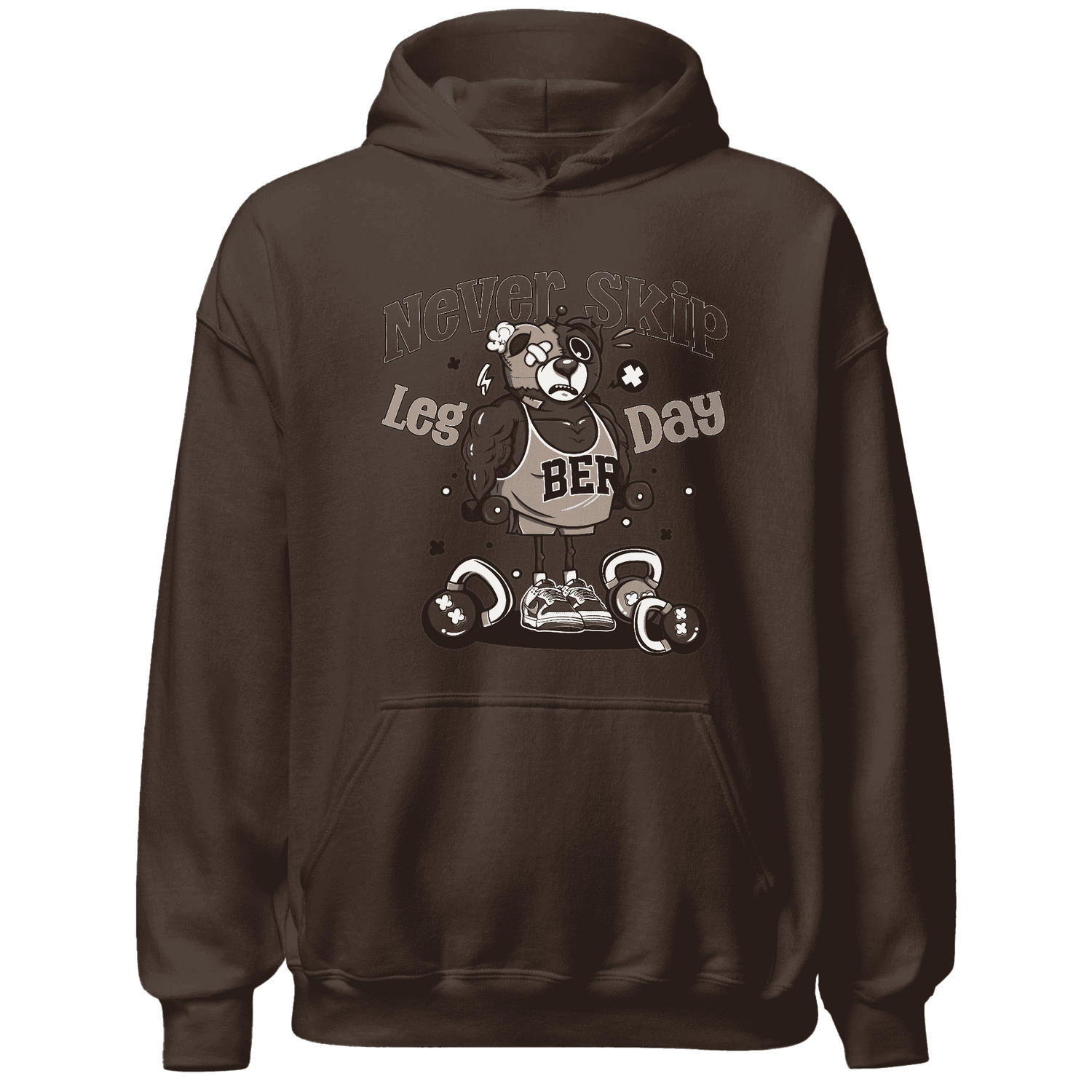 Dunk Low Baroque Brown Hoodie Match Leg Day BER - NastyJamz