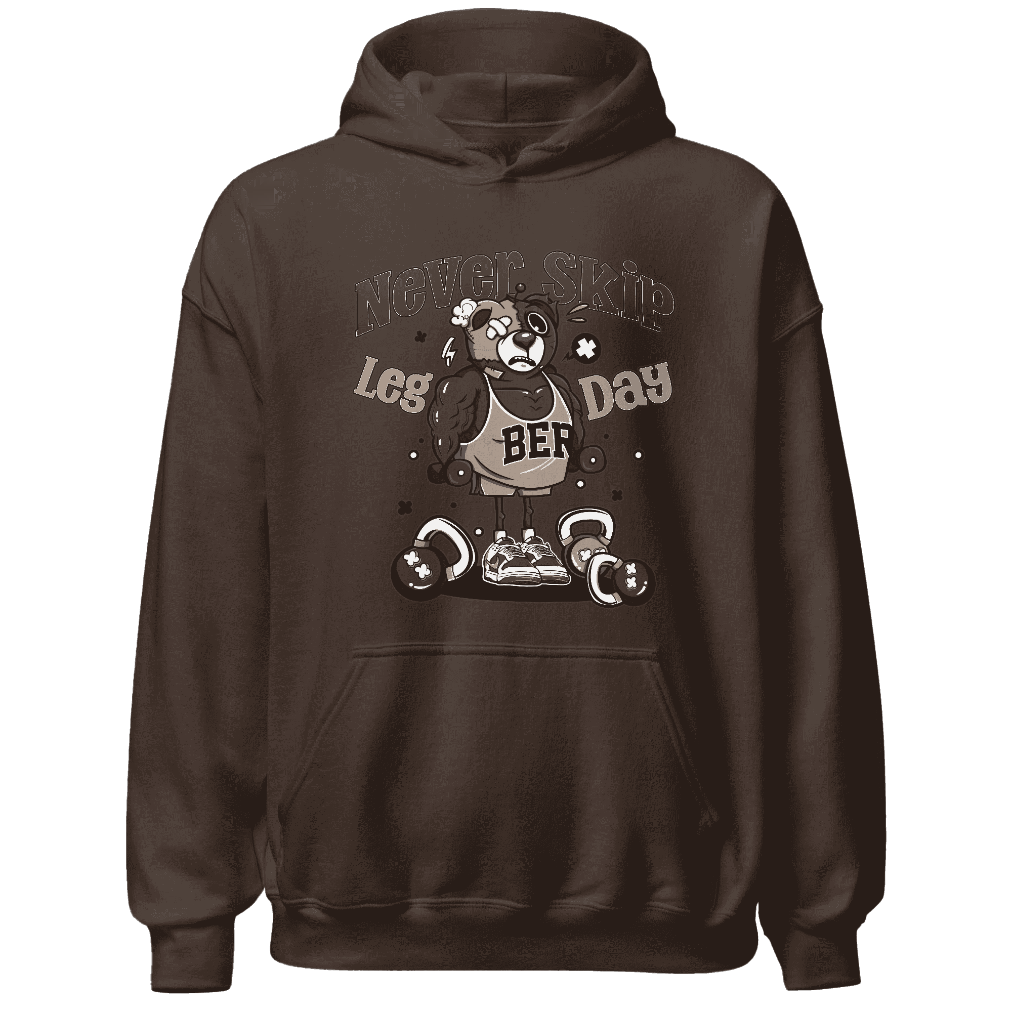 Dunk Low Baroque Brown Hoodie Match Leg Day BER - NastyJamz