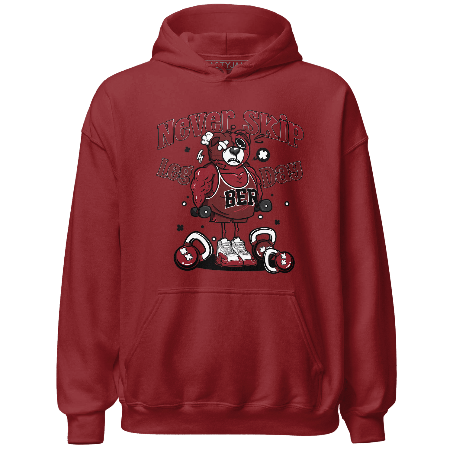 Cherry 12s Hoodie Match Leg Day BER - NastyJamz