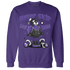 Field Purple 12s Sweatshirt Match Leg Day BER - NastyJamz