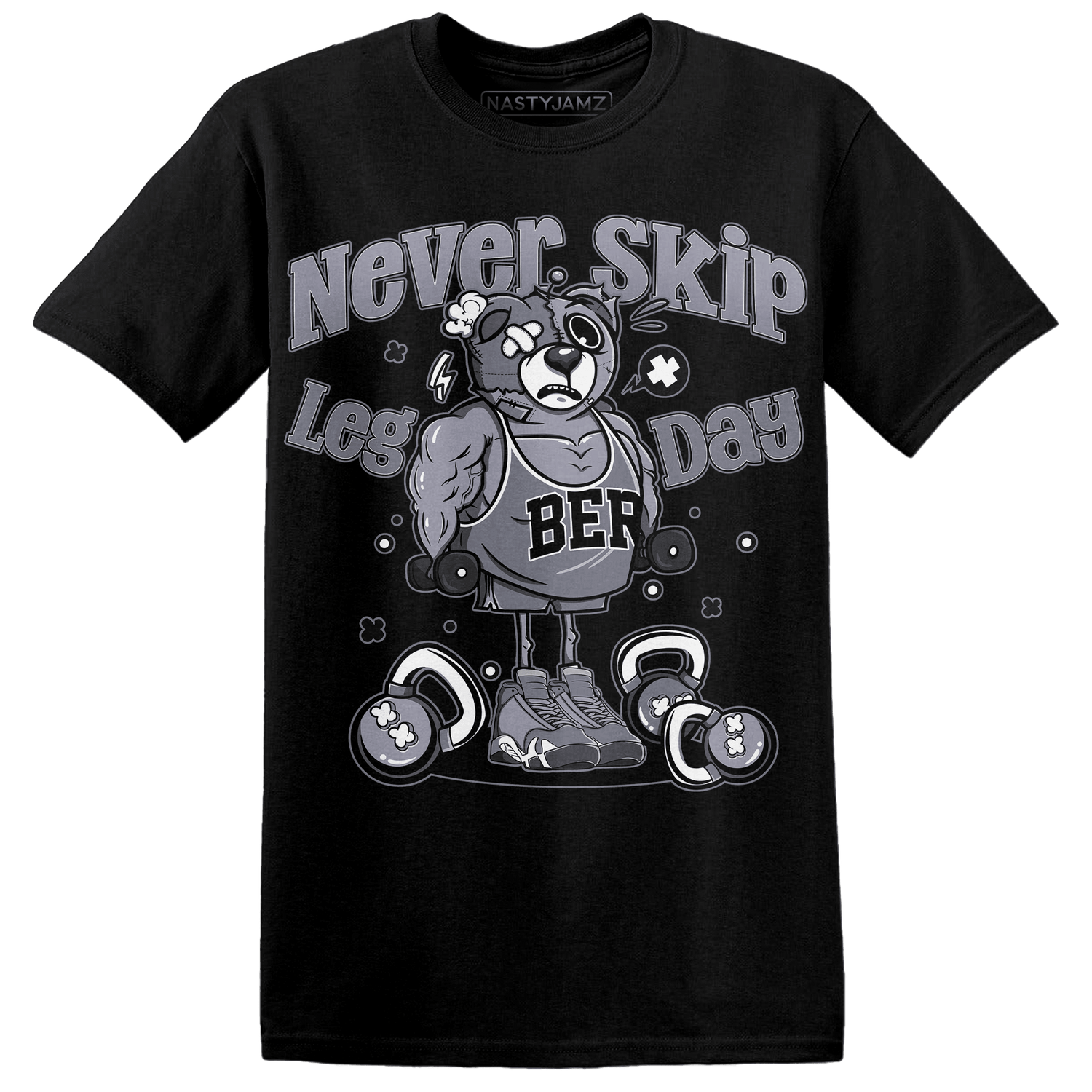 Stealth 14s T Shirt Match Leg Day BER - NastyJamz