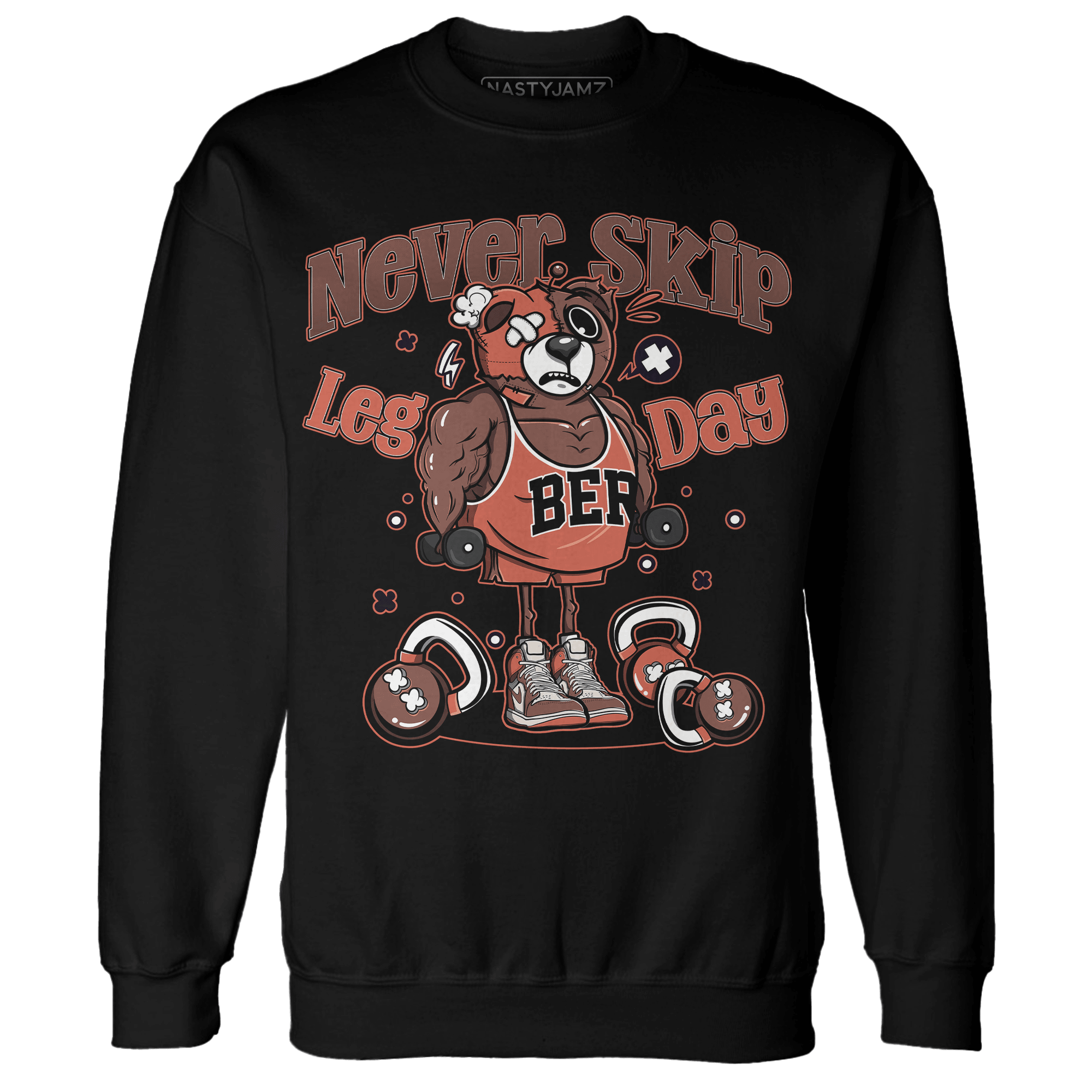 High OG Dusted Clay 1s Sweatshirt Match Leg Day BER - NastyJamz