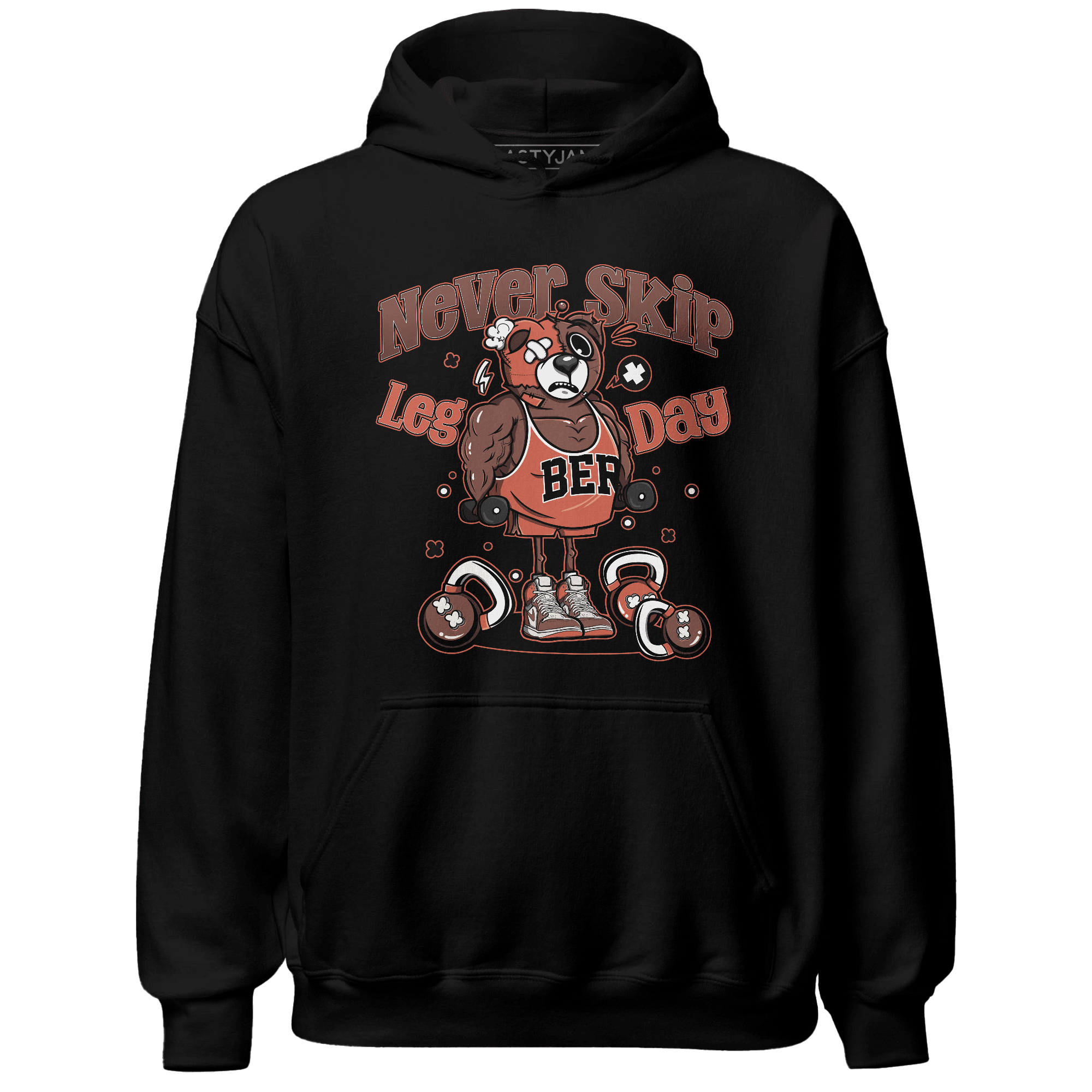 High OG Dusted Clay 1s Hoodie Match Leg Day BER - NastyJamz