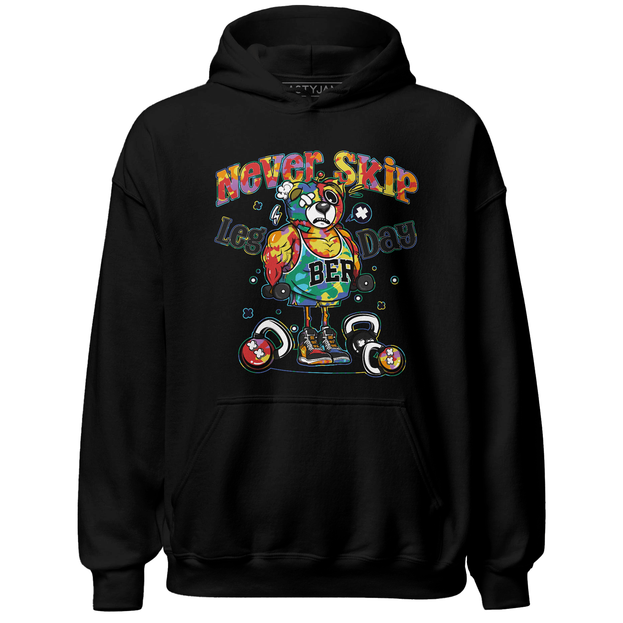Mid GS Six Championships 1s Hoodie Match Leg Day BER - NastyJamz