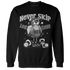 Retro High OG Black White 1s Sweatshirt Match Leg Day BER - NastyJamz