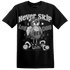 Retro High OG Black White 1s T Shirt Match Leg Day BER - NastyJamz
