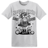 Retro High OG Black White 1s T Shirt Match Leg Day BER - NastyJamz
