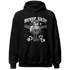 Retro High OG Black White 1s Hoodie Match Leg Day BER - NastyJamz