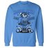 University Blue Toe 1s Sweatshirt Match Leg Day BER - NastyJamz