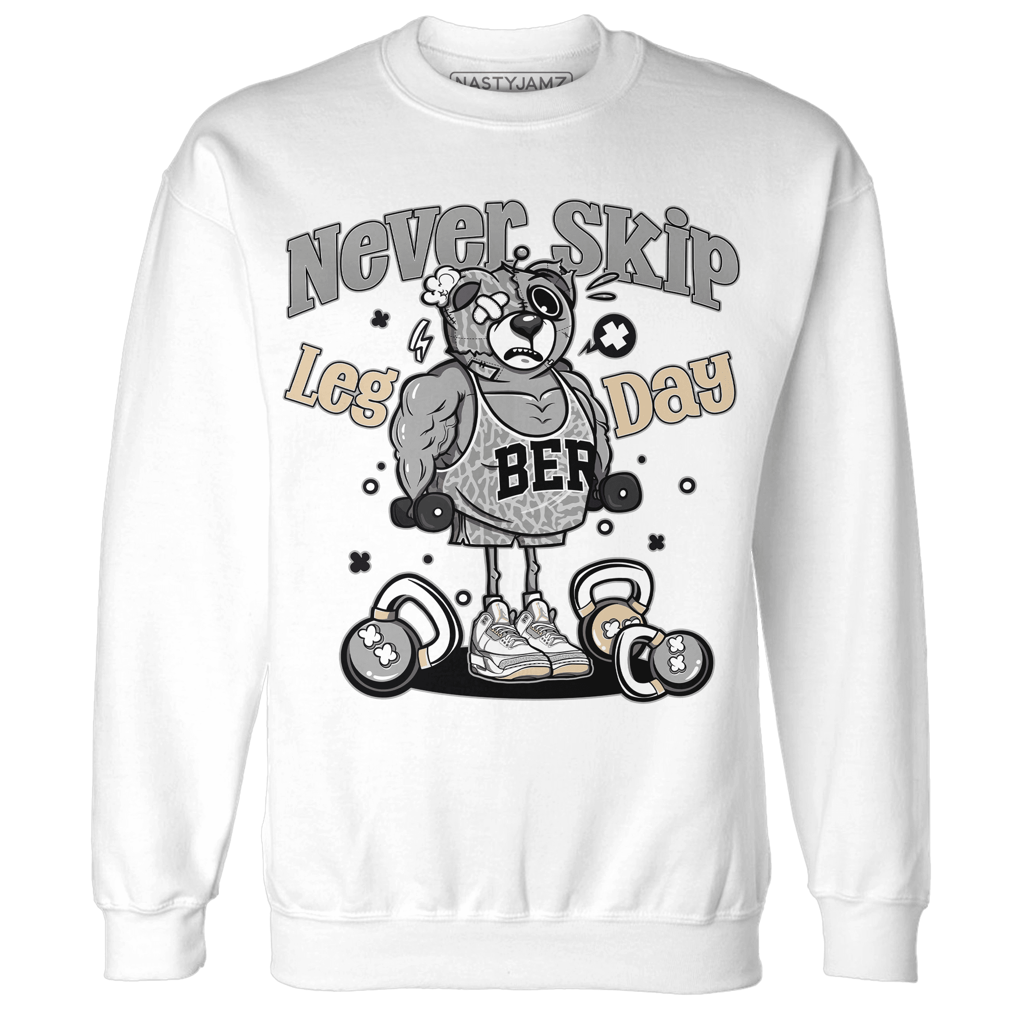 Craft Ivory 3s Sweatshirt Match Leg Day BER - NastyJamz