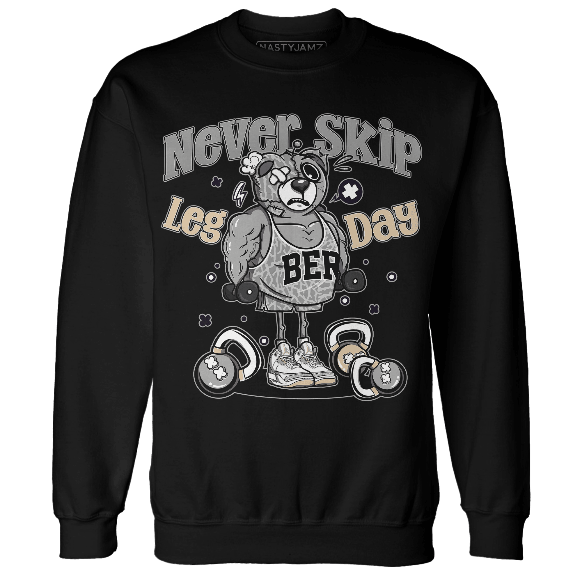 Craft Ivory 3s Sweatshirt Match Leg Day BER - NastyJamz
