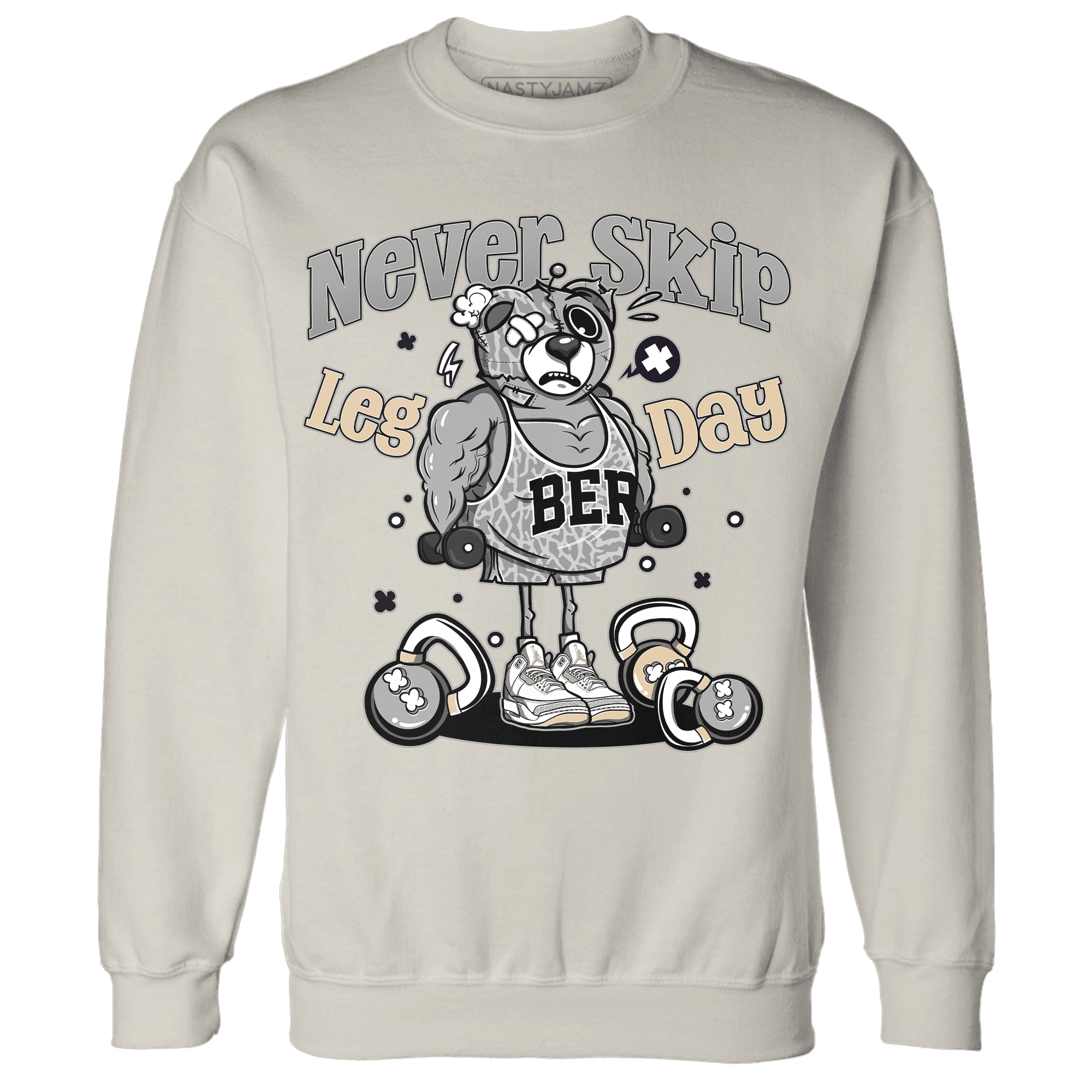 Craft Ivory 3s Sweatshirt Match Leg Day BER - NastyJamz