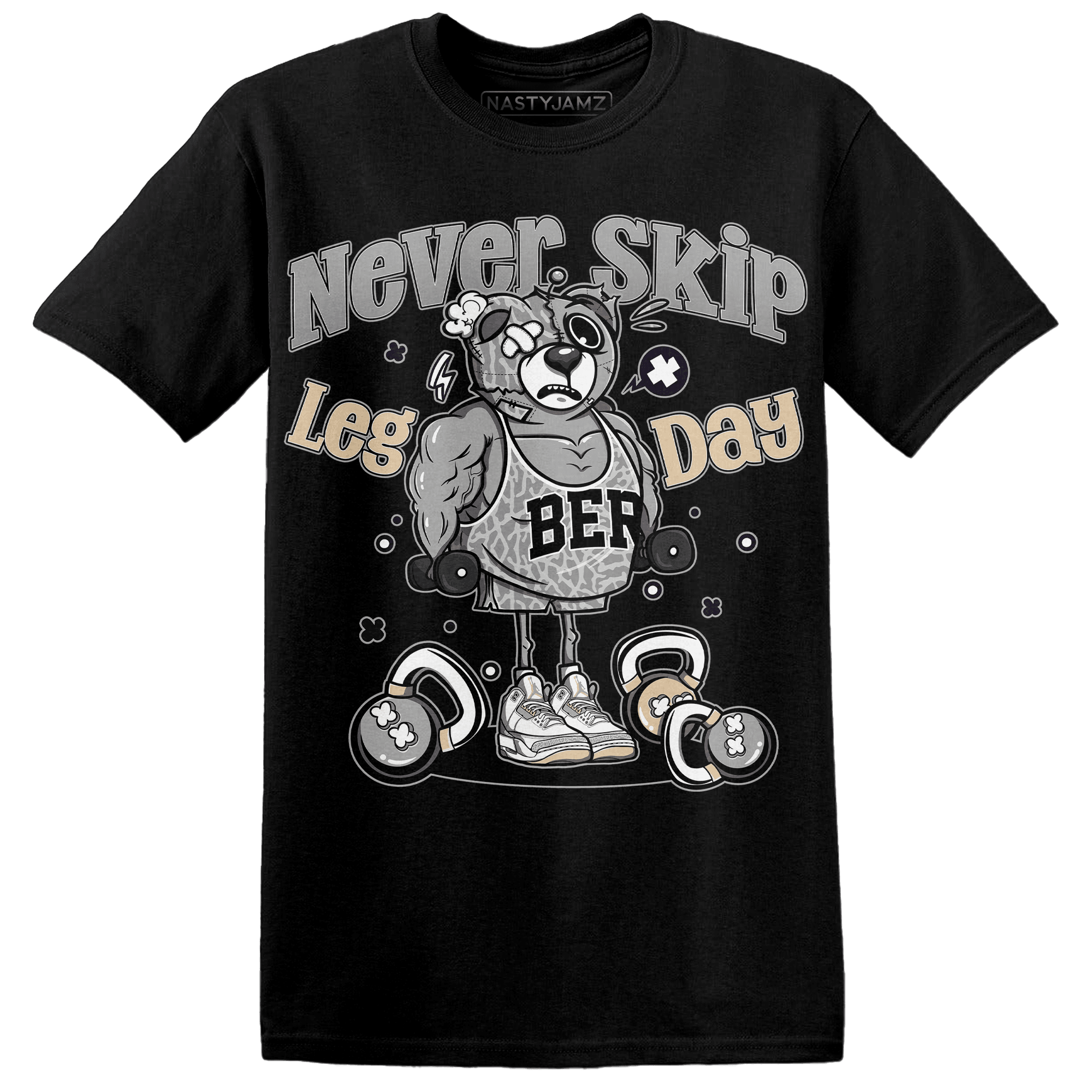 Craft Ivory 3s T Shirt Match Leg Day BER - NastyJamz