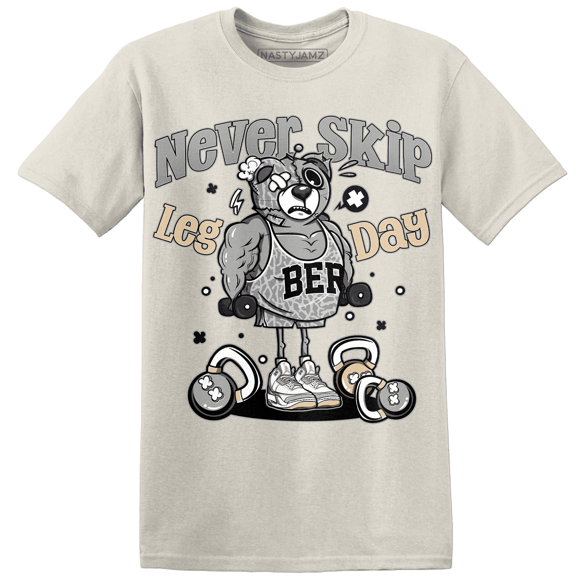 Craft Ivory 3s T Shirt Match Leg Day BER - NastyJamz