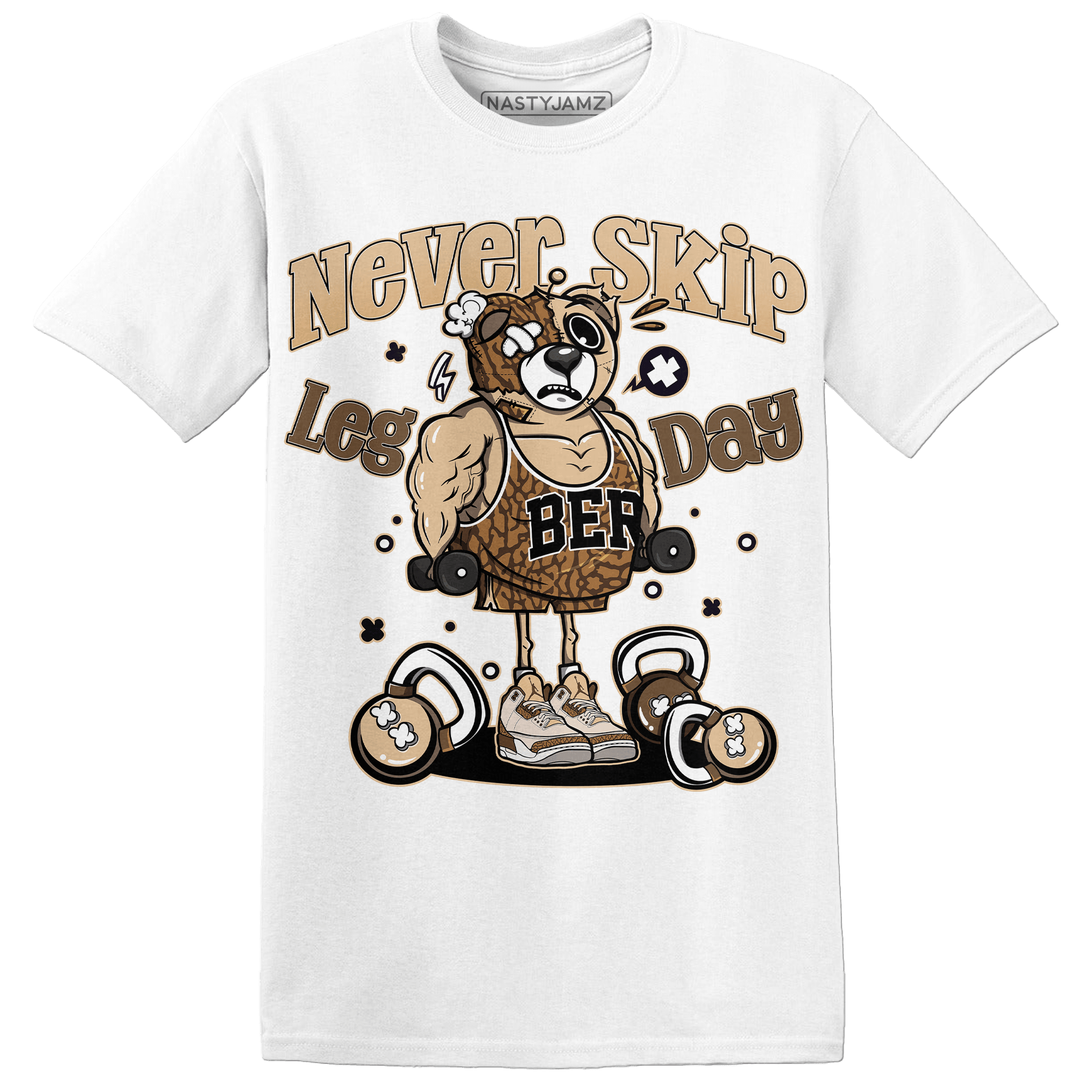 Palomino 3s T Shirt Match Leg Day BER - NastyJamz