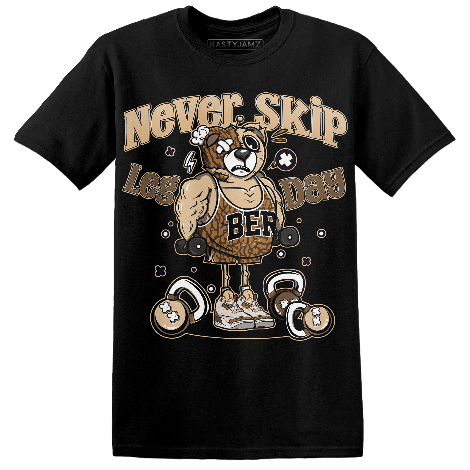 Palomino 3s T Shirt Match Leg Day BER - NastyJamz