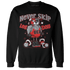 Bred Reimagined 4s Sweatshirt Match Leg Day BER - NastyJamz