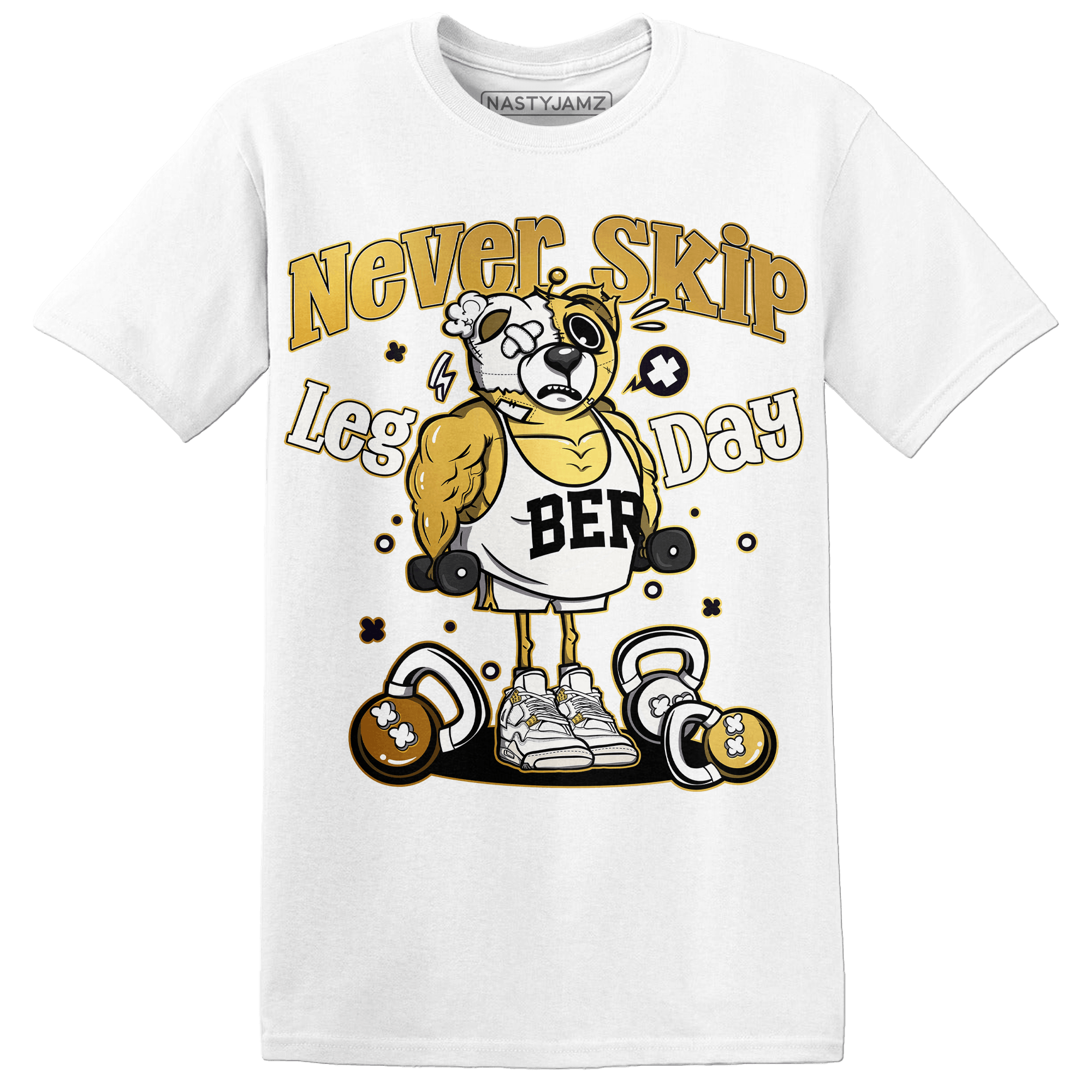 Sail 4s T Shirt Match Leg Day BER - NastyJamz