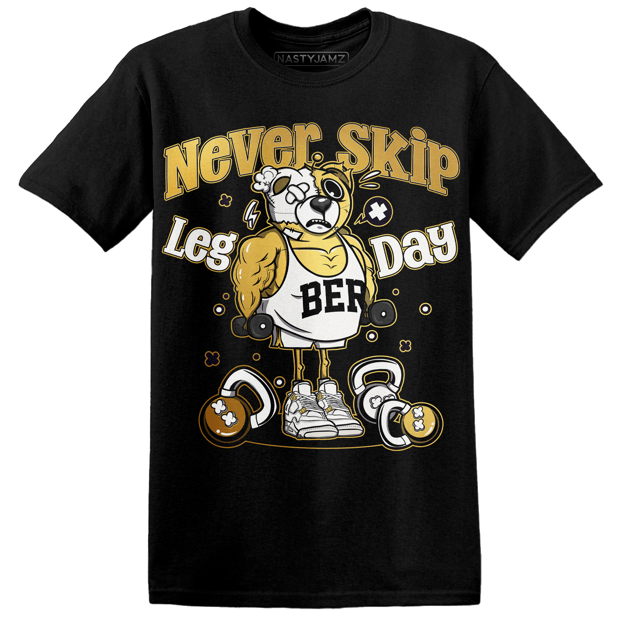 Sail 4s T Shirt Match Leg Day BER - NastyJamz