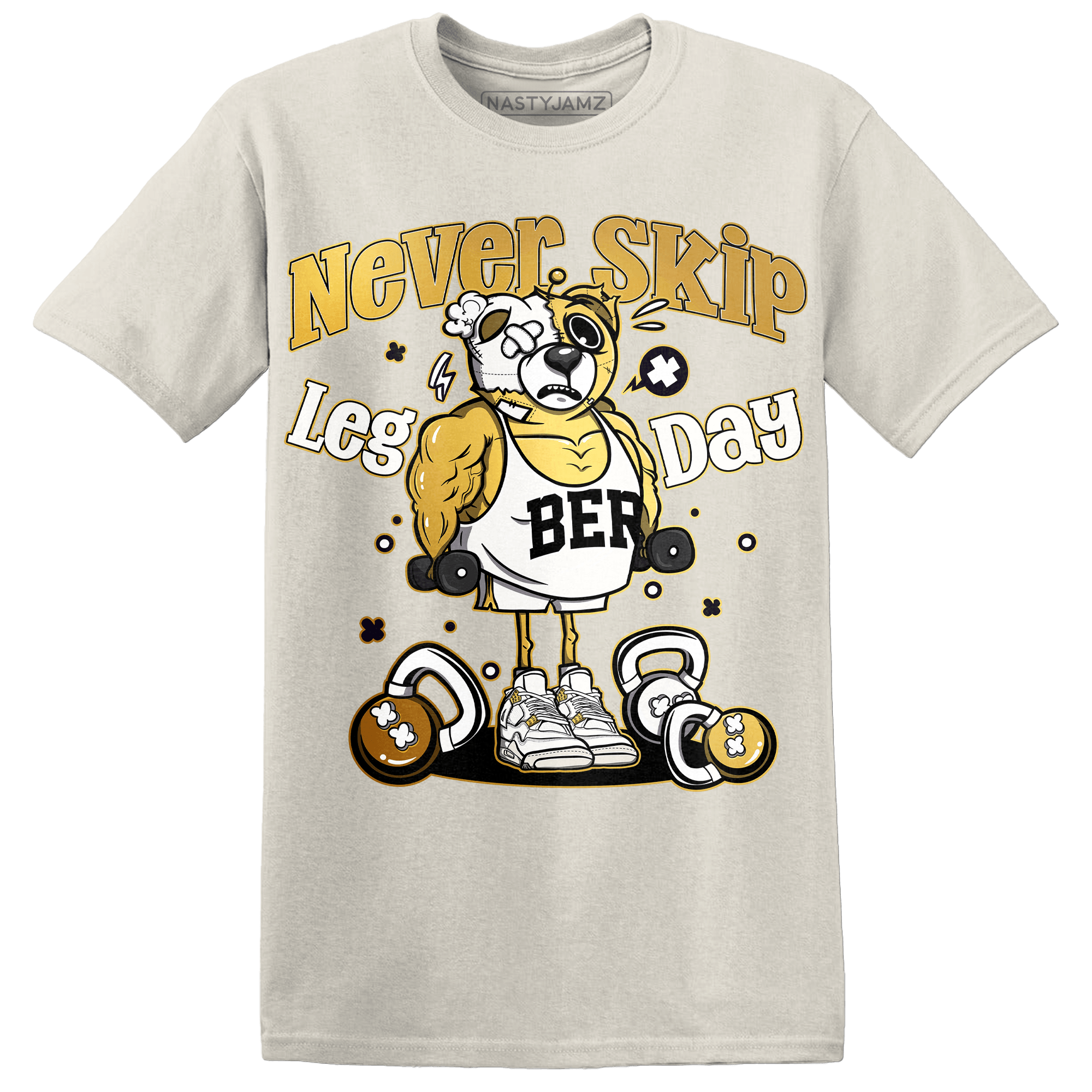 Sail 4s T Shirt Match Leg Day BER - NastyJamz