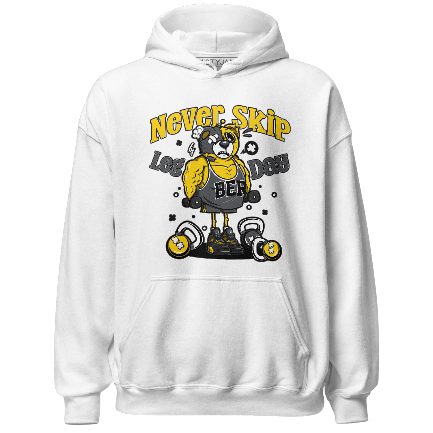 Thunder 4s Hoodie Match Leg Day BER - NastyJamz