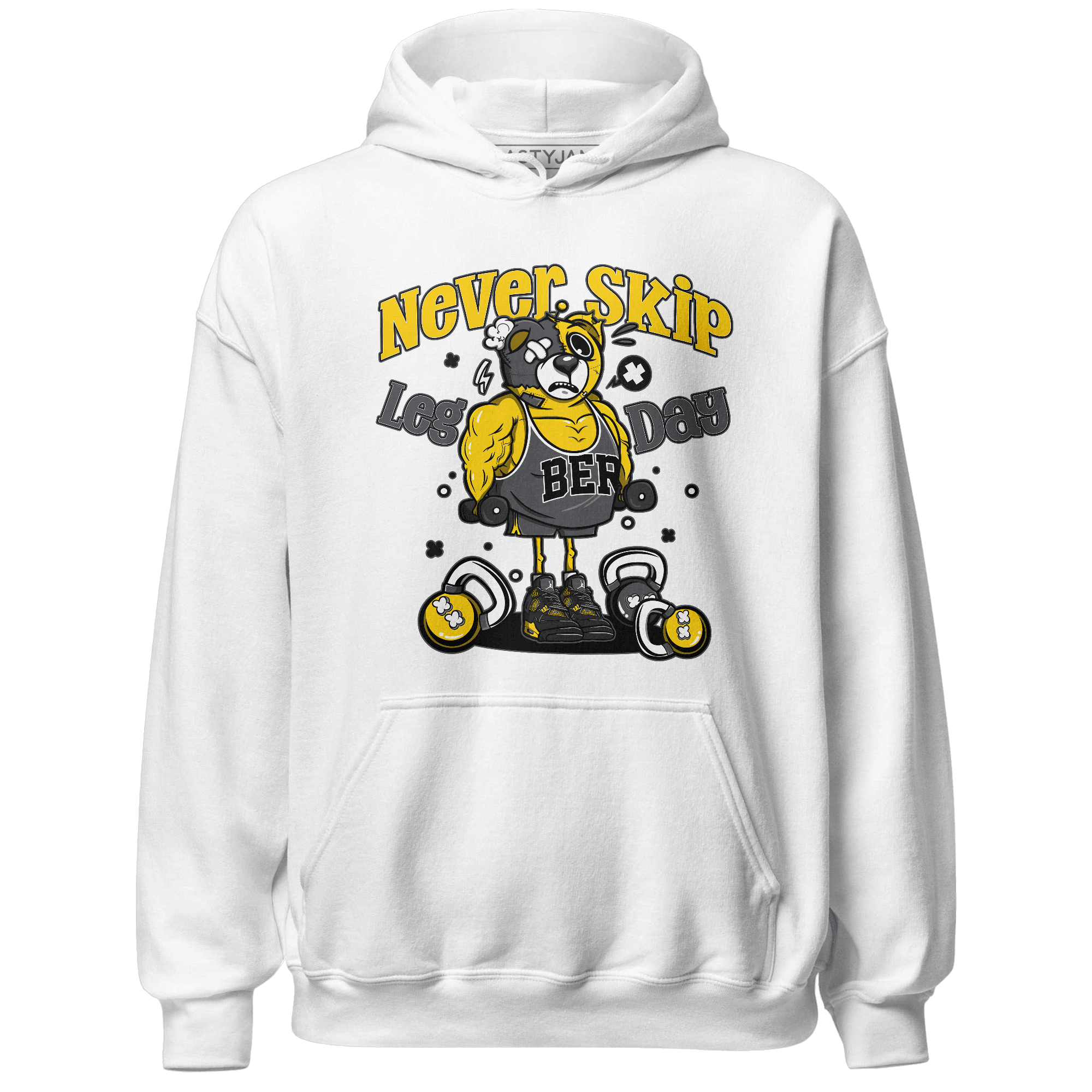 Thunder 4s Hoodie Match Leg Day BER - NastyJamz
