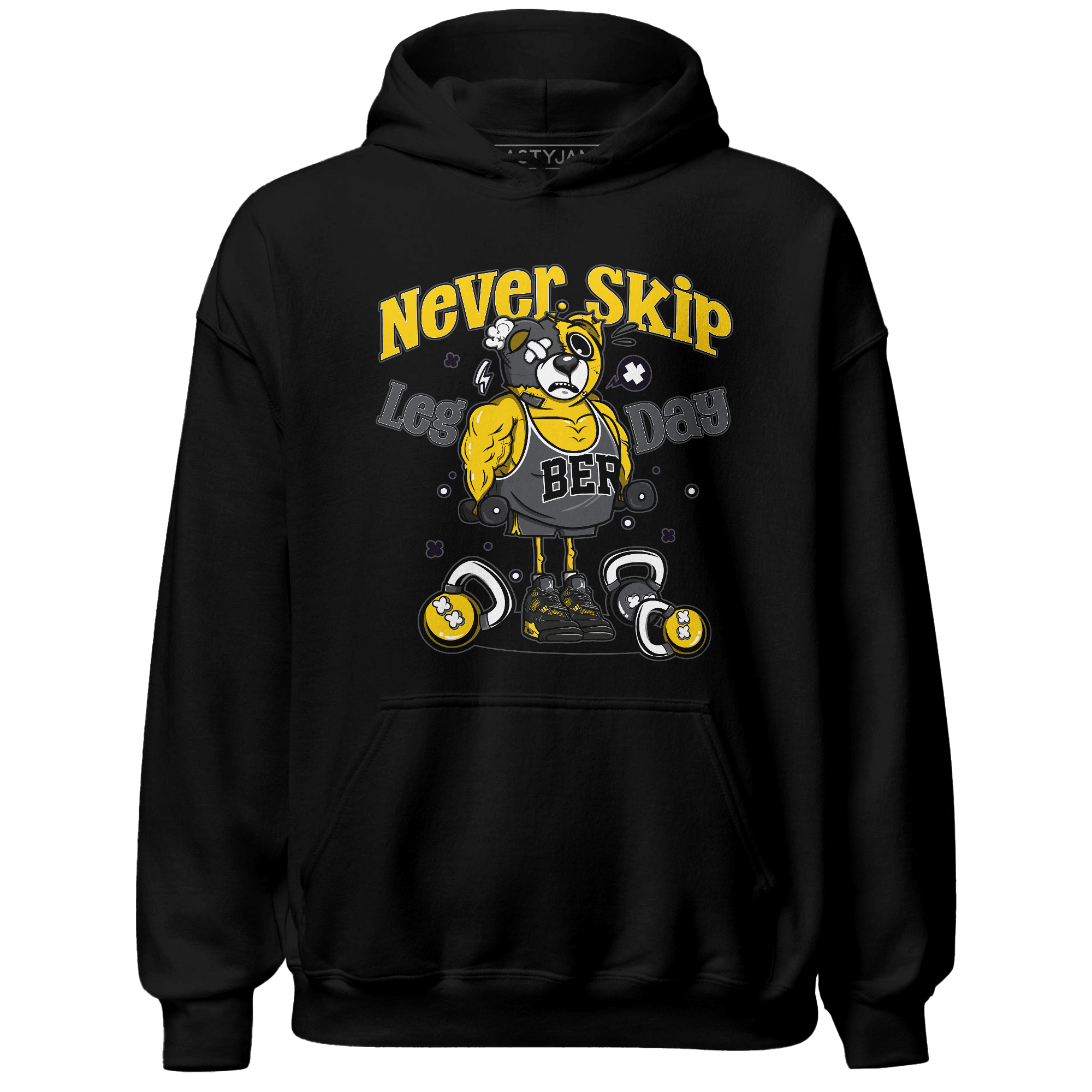 Thunder 4s Hoodie Match Leg Day BER - NastyJamz