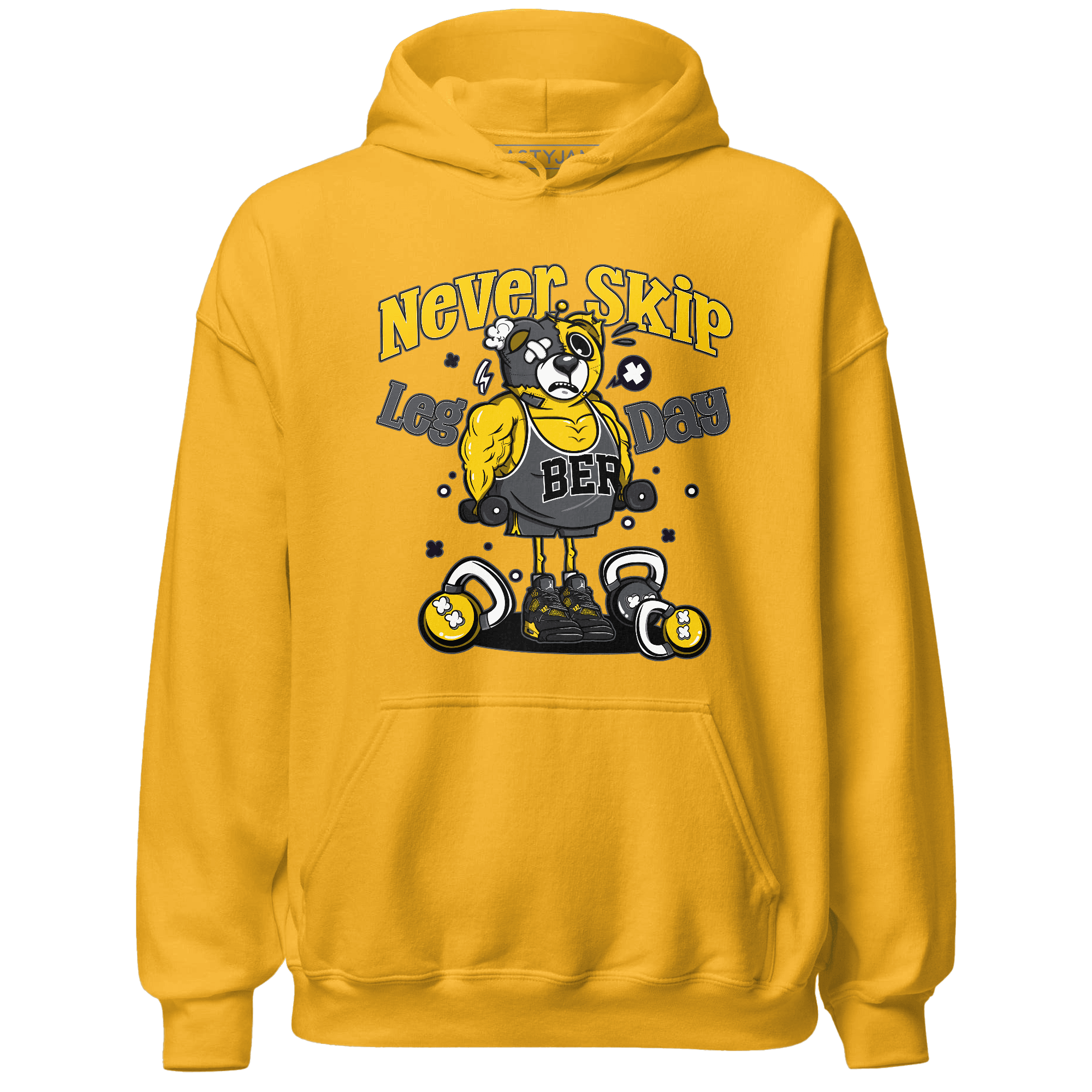 Thunder 4s Hoodie Match Leg Day BER - NastyJamz