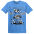 University Blue 5s T Shirt Match Leg Day BER - NastyJamz