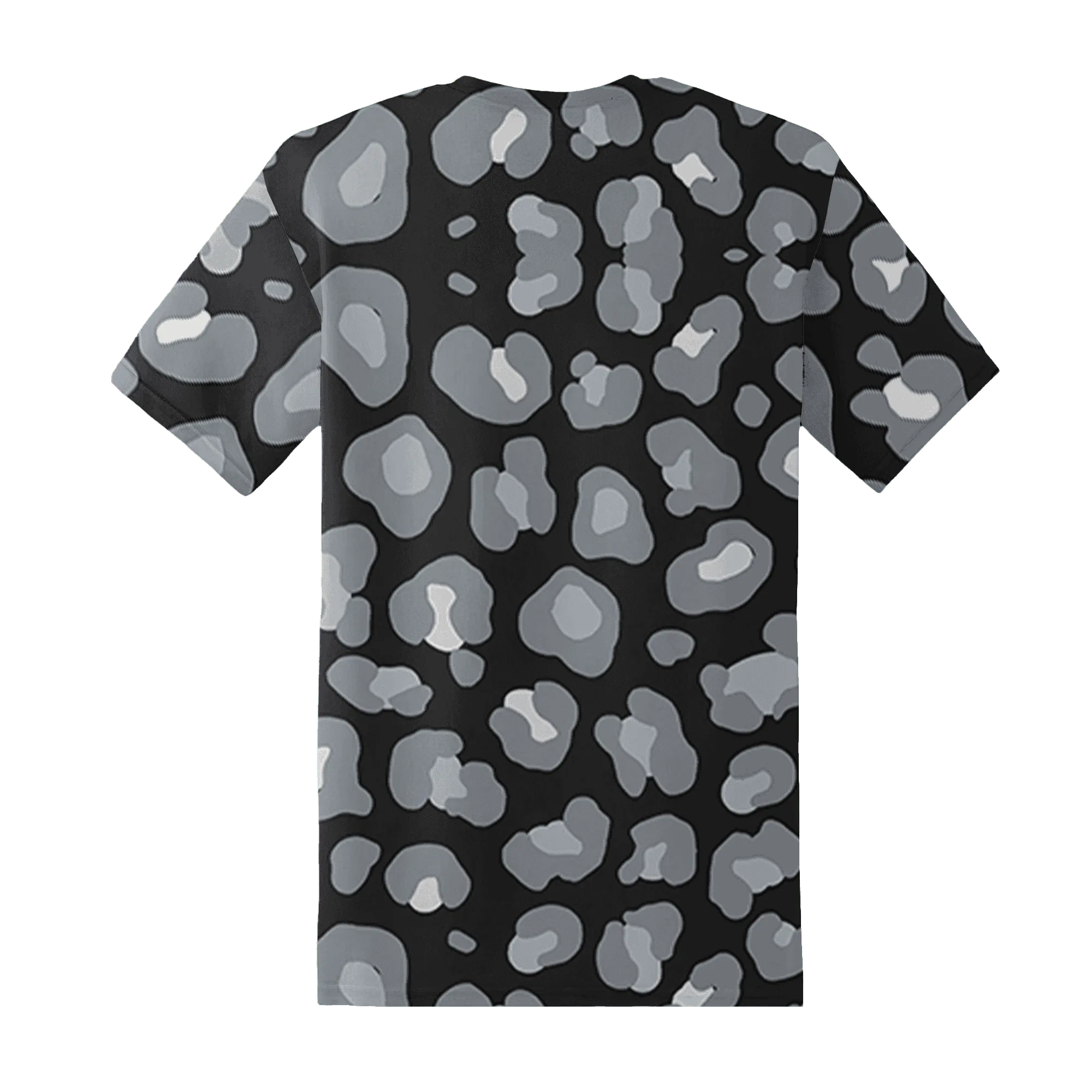 Wolf-Grey-12s-T-Shirt-Match-Leopard-Pattern-3D