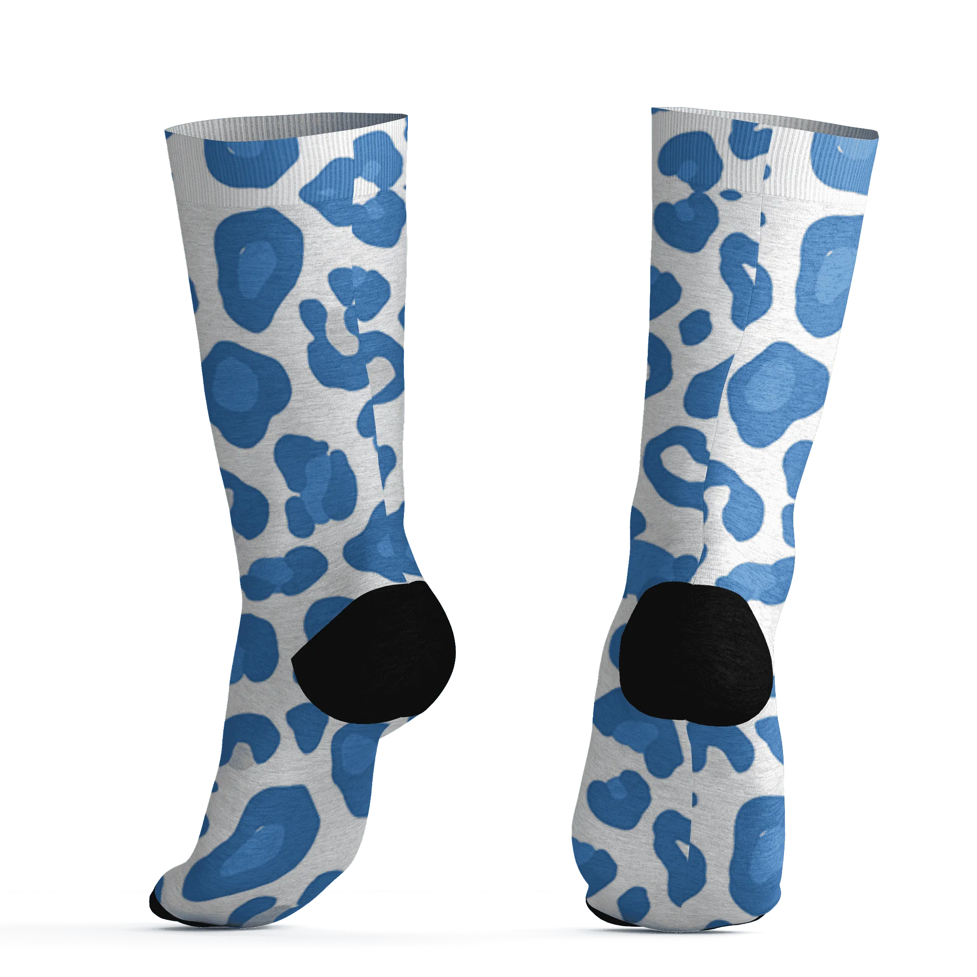 Carolina-Blue-Univercitii-17s-Socks-Match-Leopard-Pattern-3D