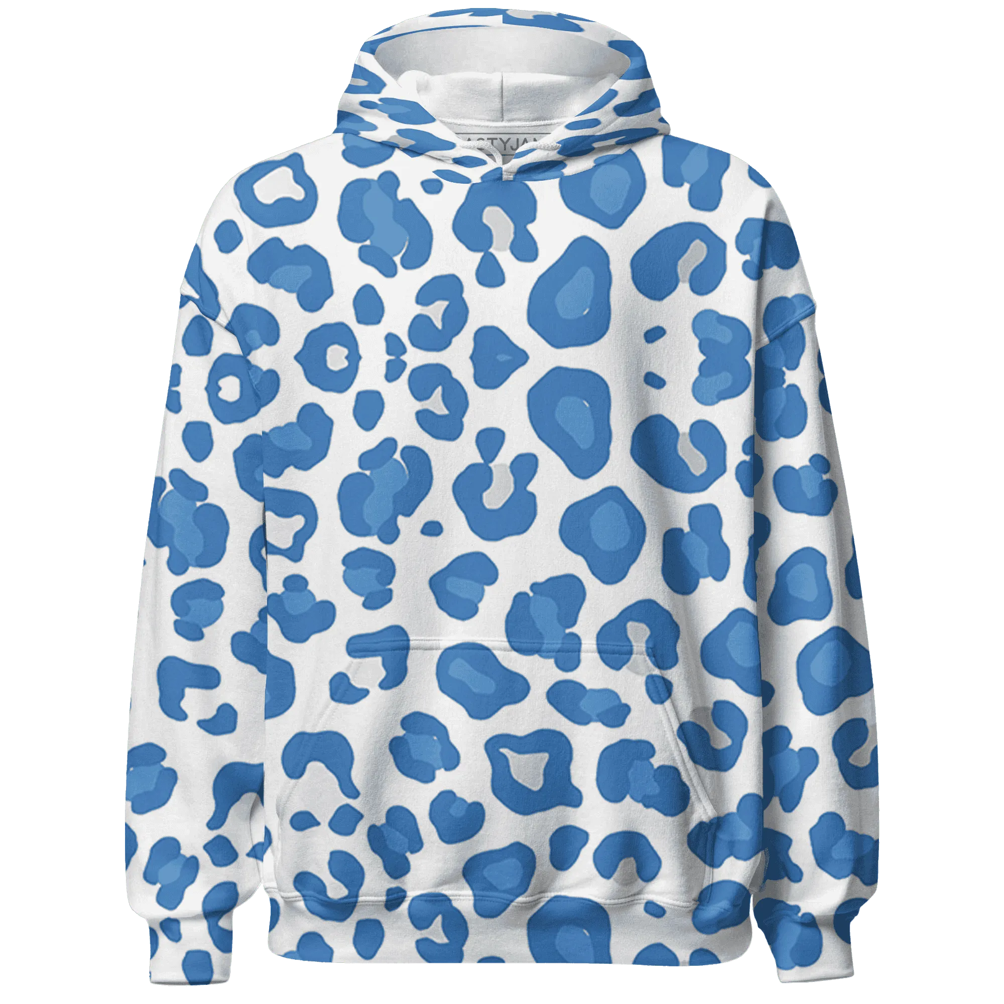 Carolina-Blue-Univercitii-17s-Hoodie-Match-Leopard-Pattern-3D