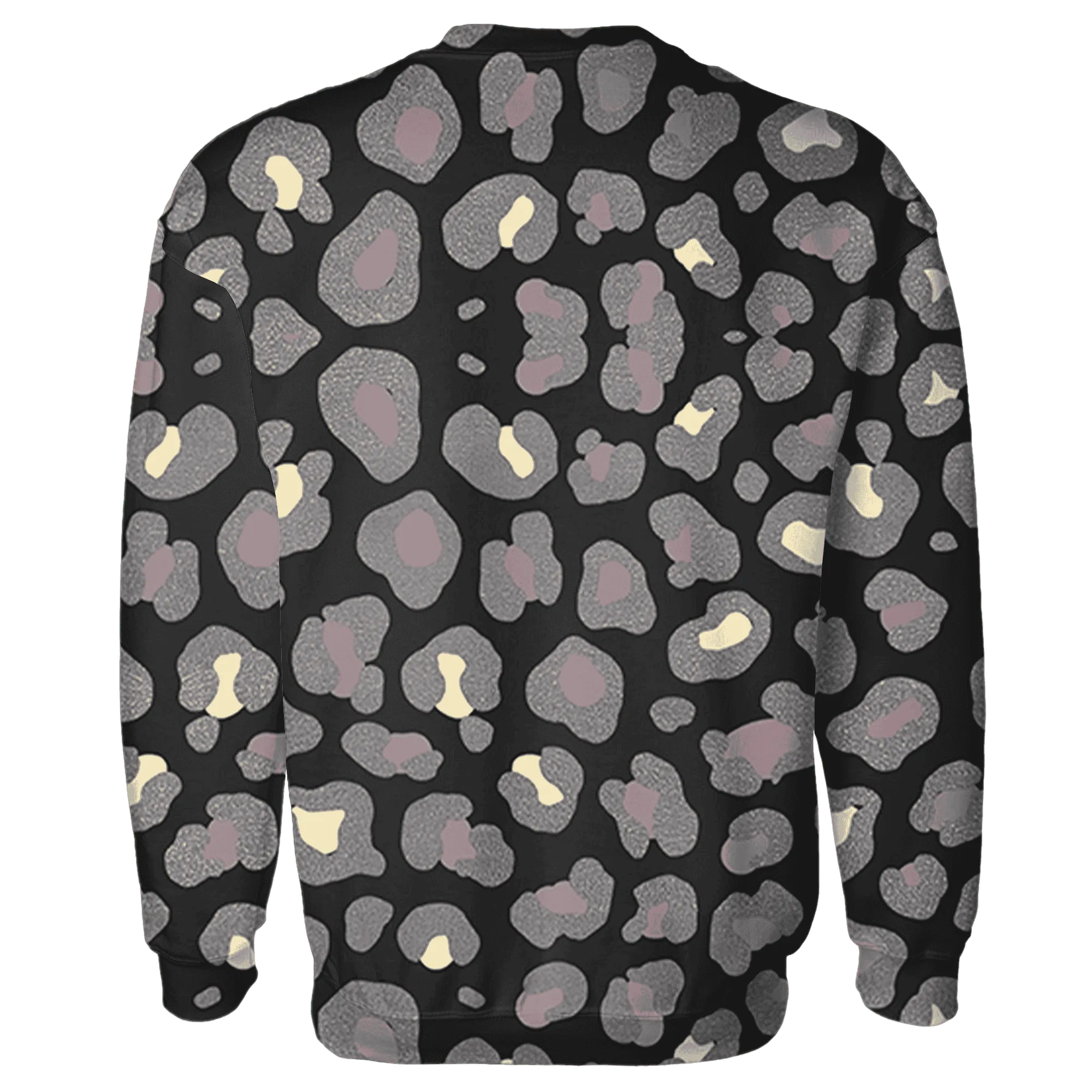 Black-Violet-Ore-3s-Sweatshirt-Match-Leopard-Pattern-3D