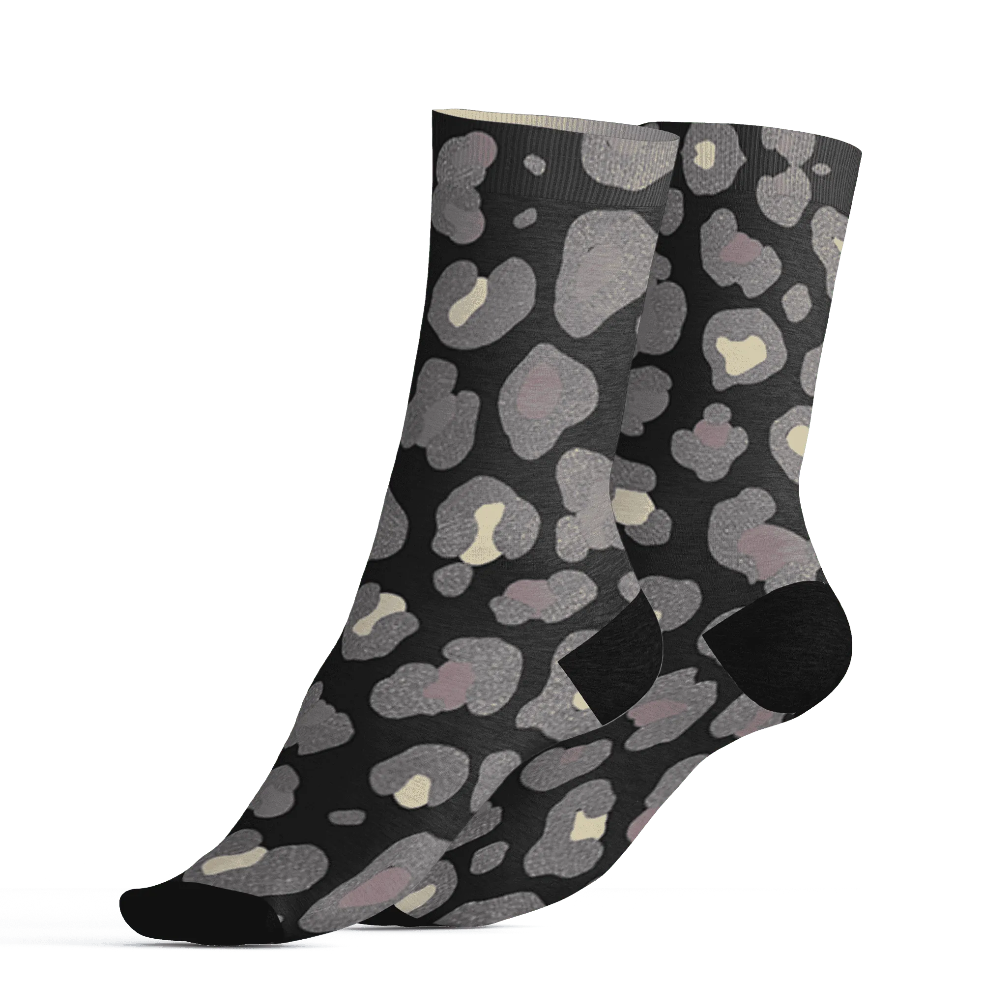 Black-Violet-Ore-3s-Socks-Match-Leopard-Pattern-3D