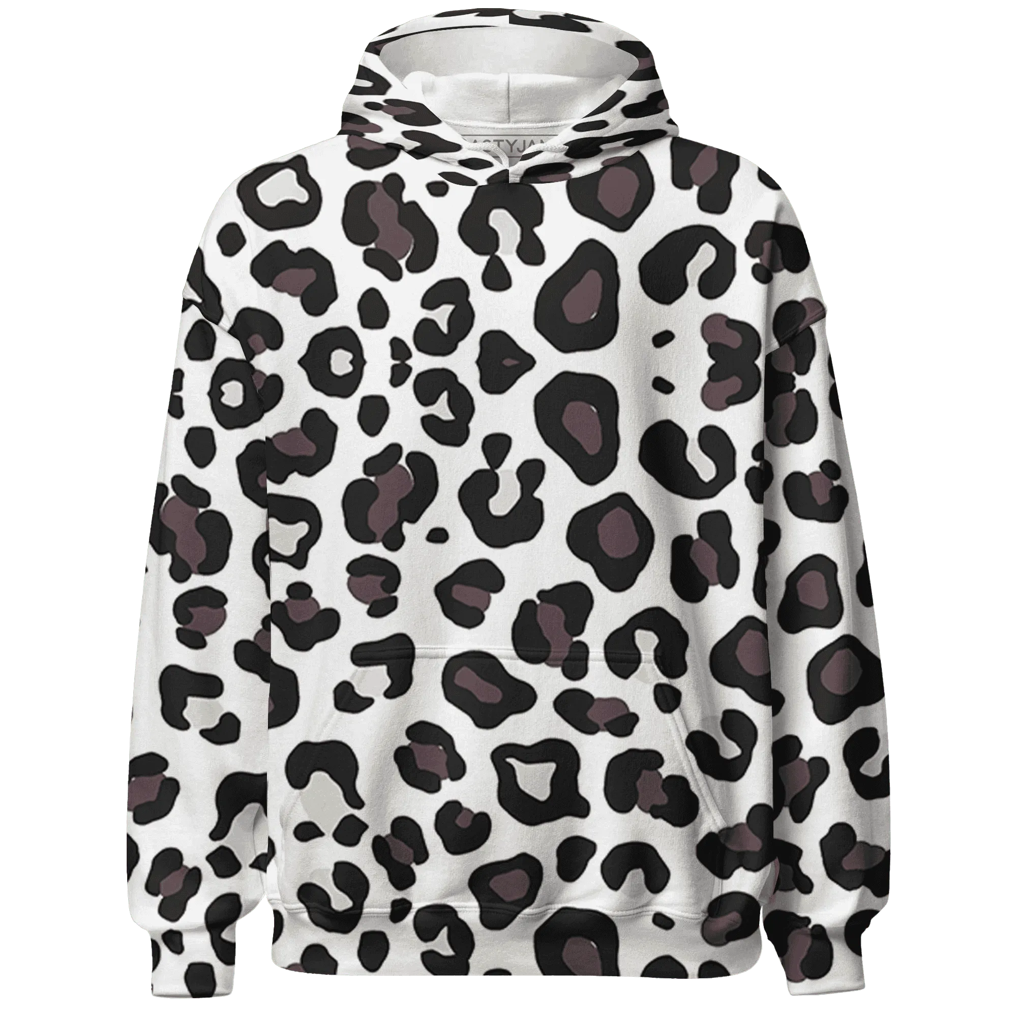 Burgundy-Crush-3s-Hoodie-Match-Leopard-Pattern-3D