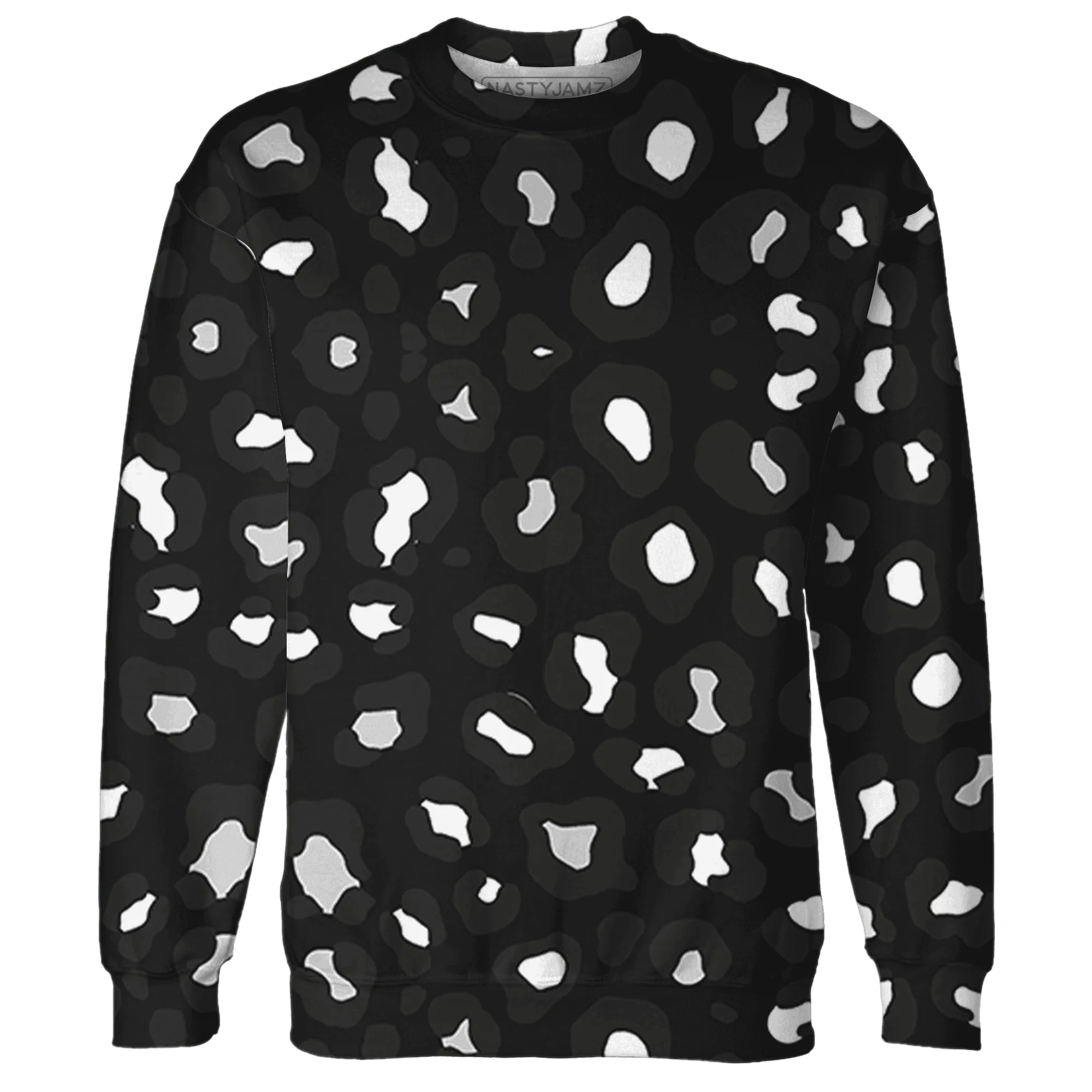 White-Thunder-4s-Sweatshirt-Match-Leopard-Pattern-3D